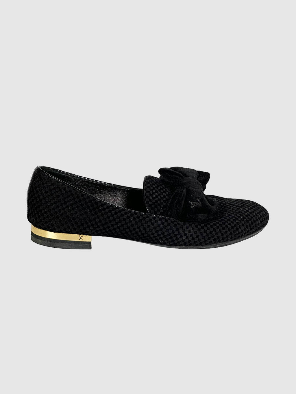 Damier Velvet Loafers - Size 37