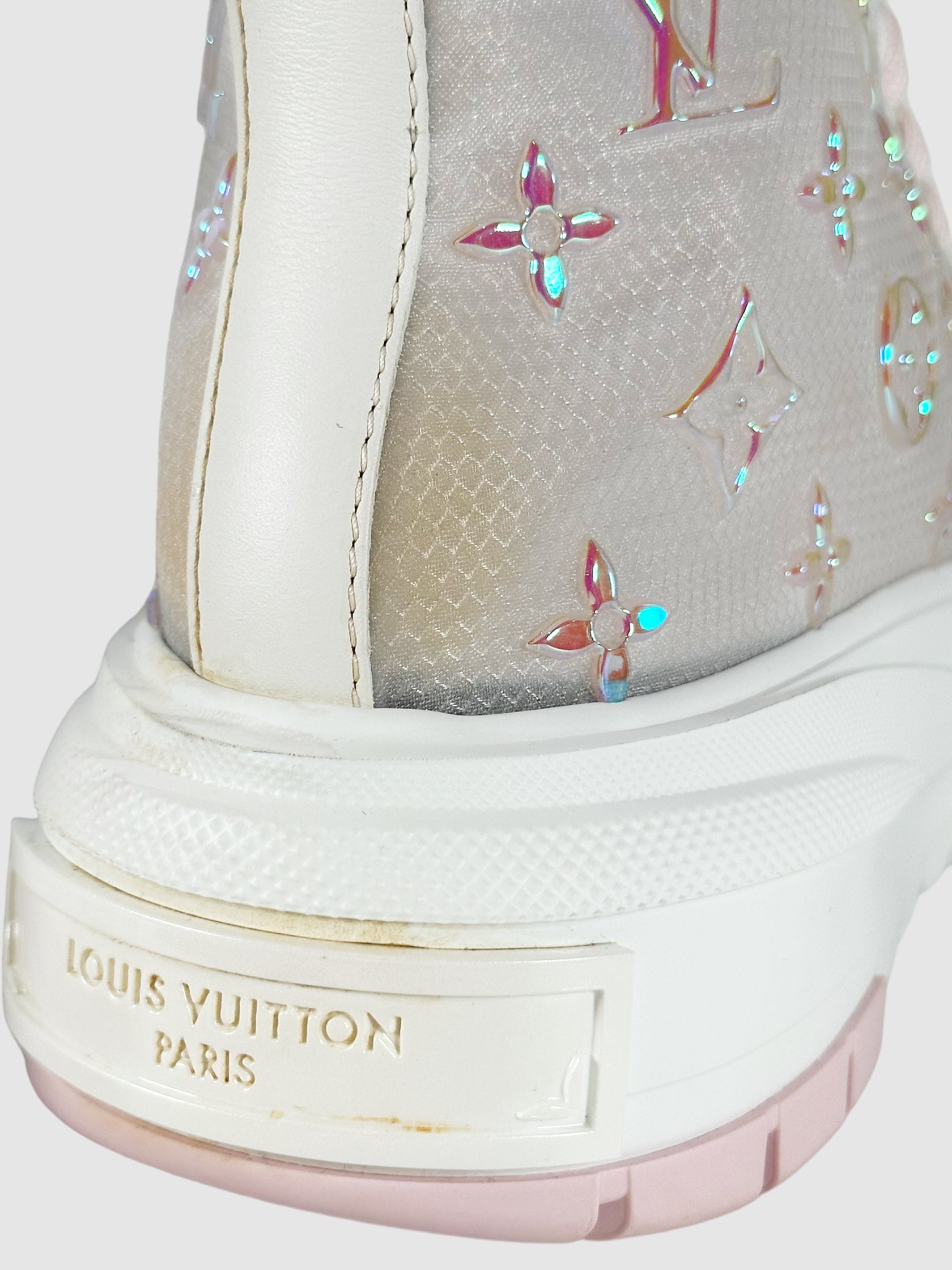 High Top Logo Sneakers - Size 37.5