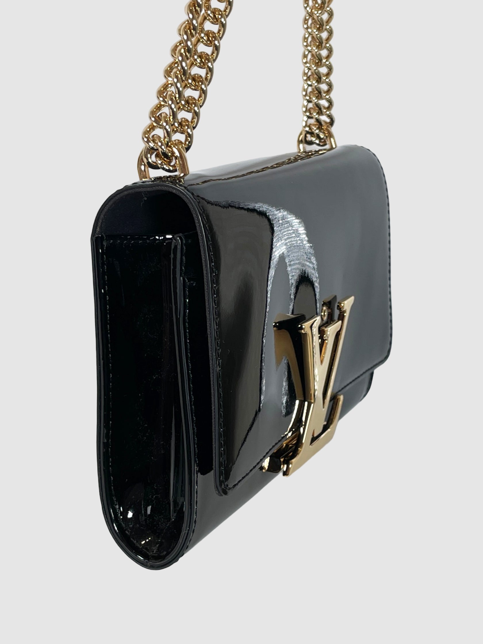 Patent Leather Louise Crossbody Bag