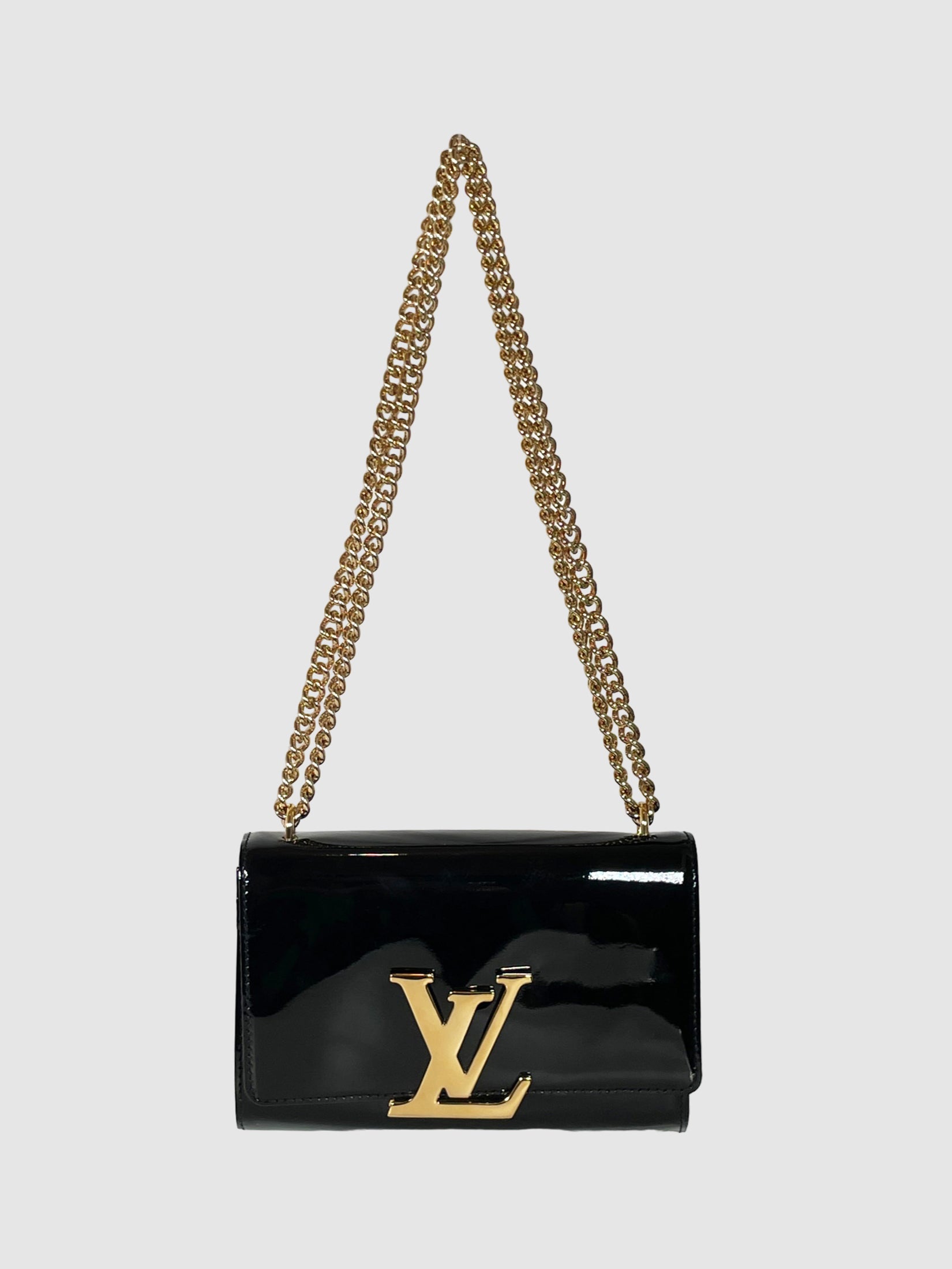 Patent Leather Louise Crossbody Bag