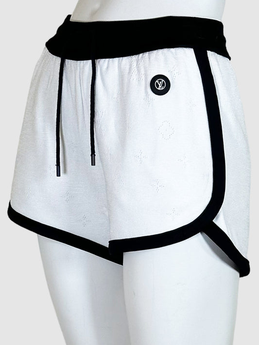 Louis Vuitton Monogram Openwork Shorts - Size XS