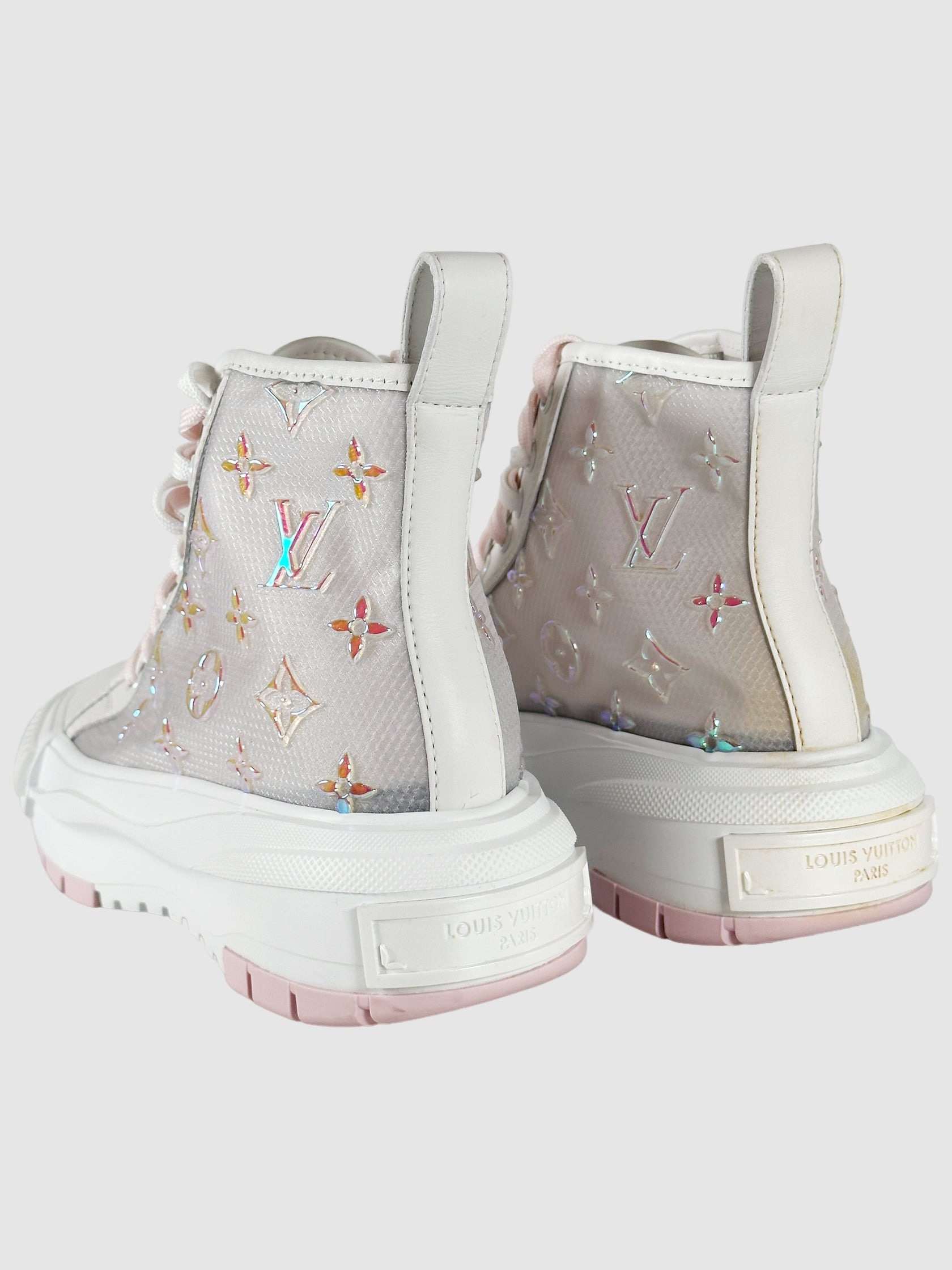 High Top Logo Sneakers - Size 37.5