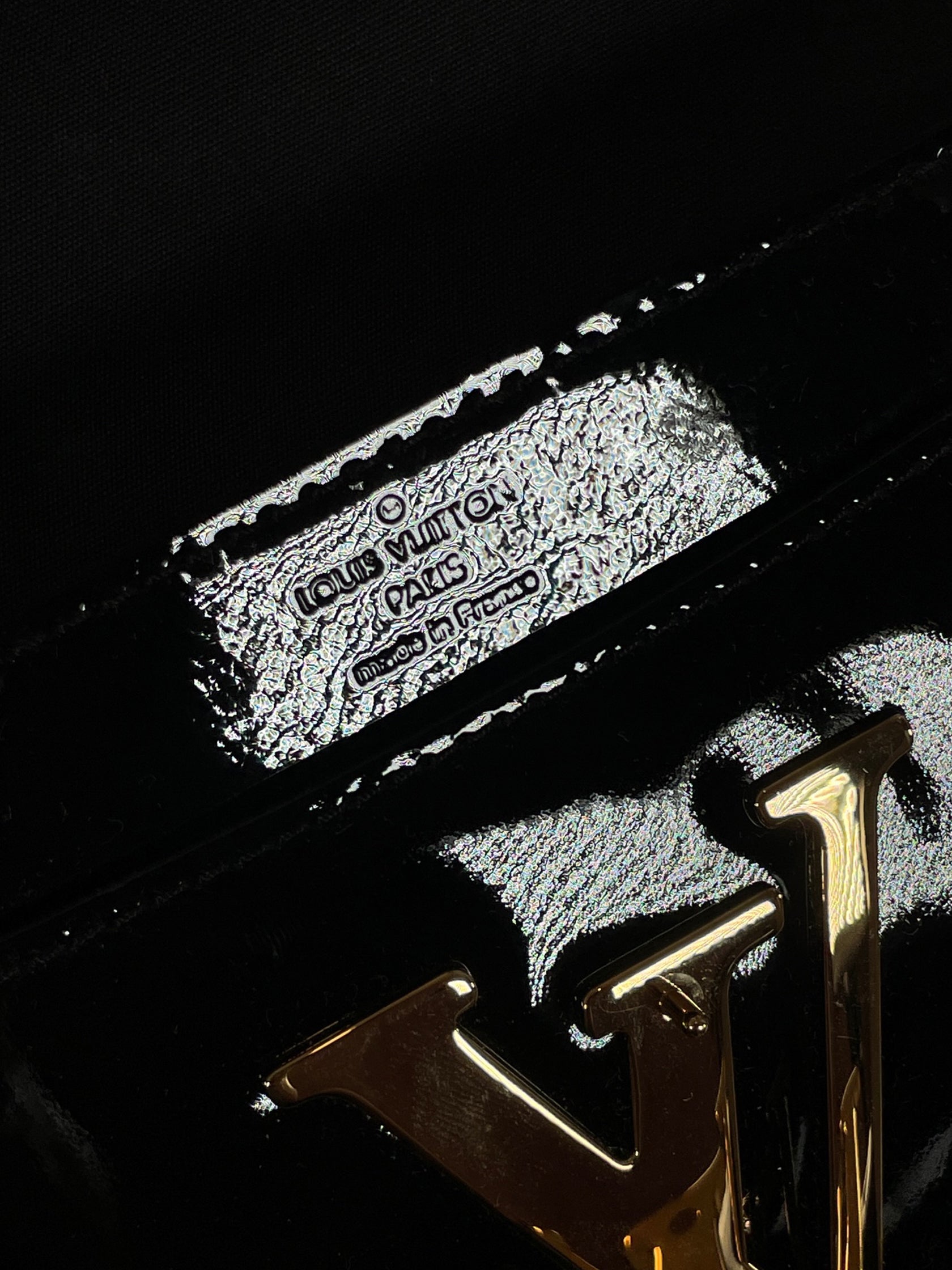 Patent Leather Louise Crossbody Bag