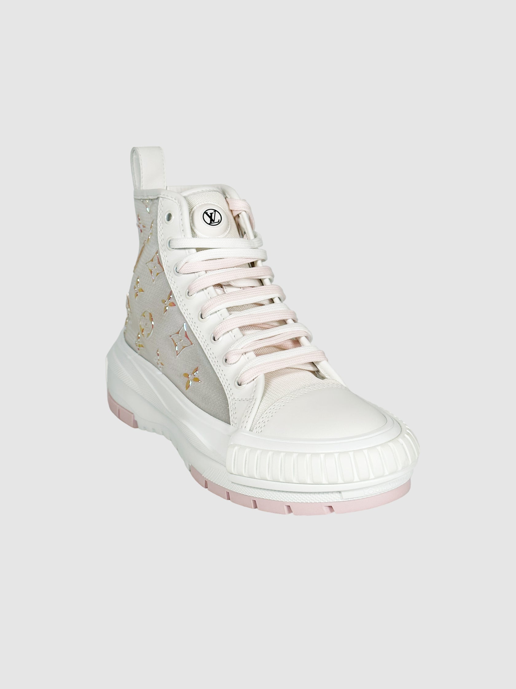 High Top Logo Sneakers - Size 37.5