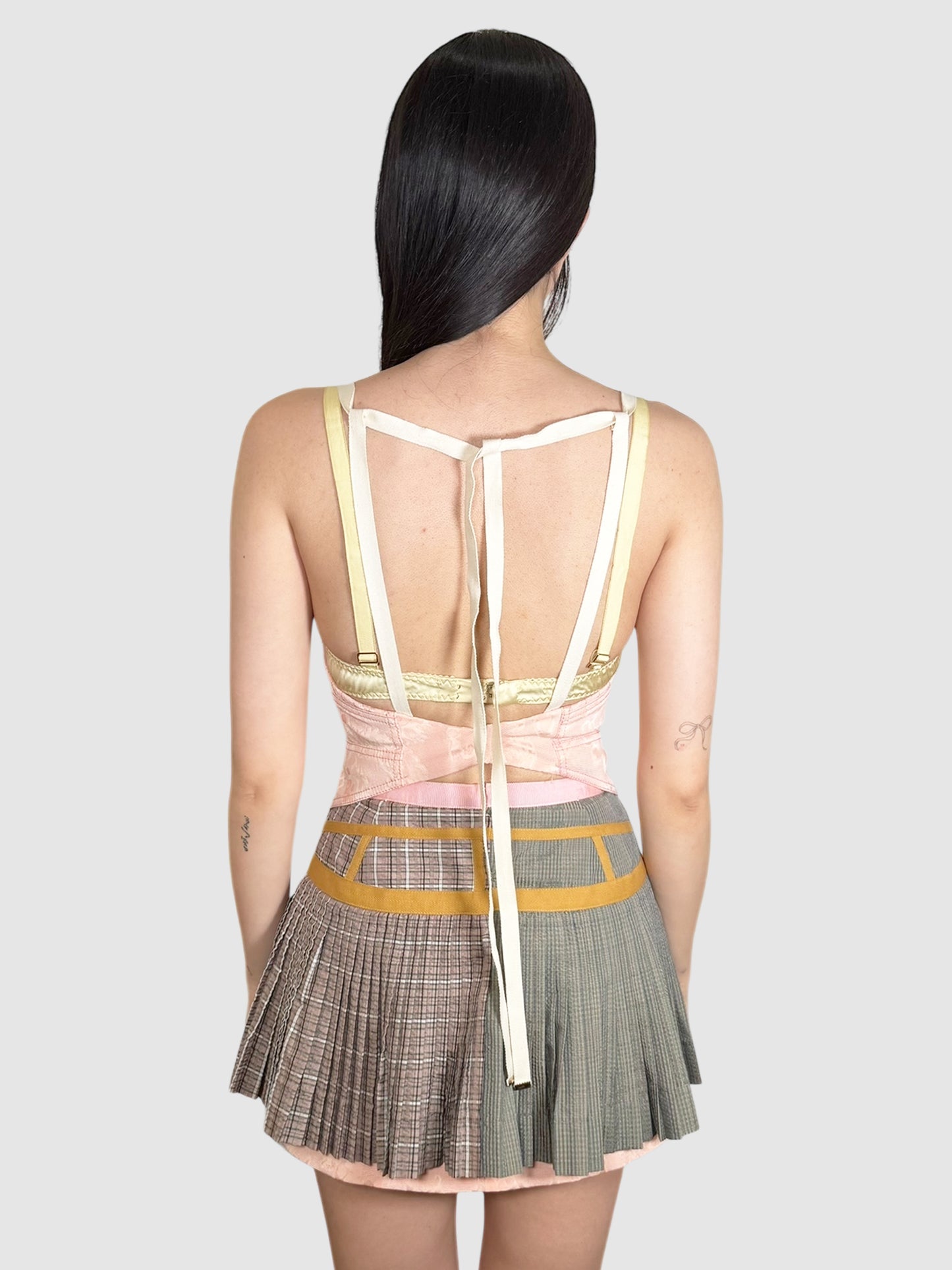 Plaid Corset Dress