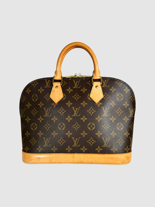 Louis Vuitton Brown Canvas Monogram Alma PM Bag Canada Luxury Designer Resale Consignment Secondhand