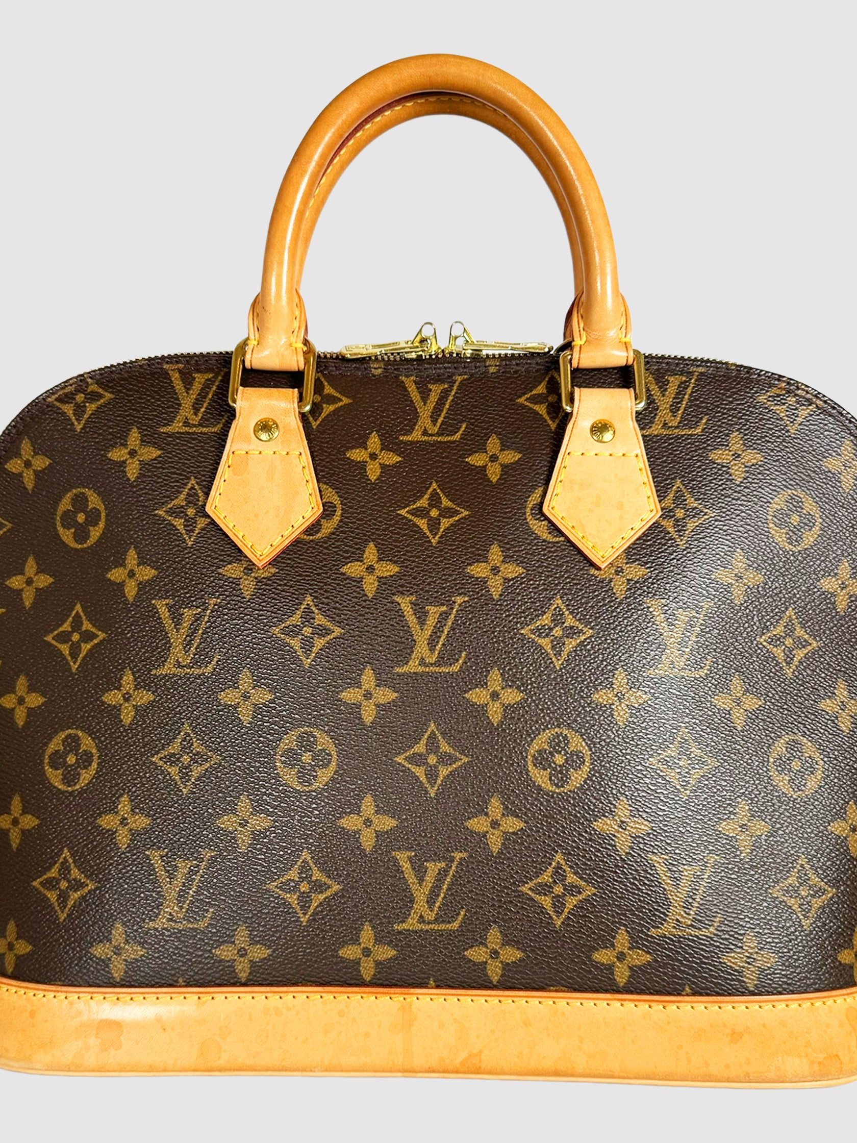 Louis Vuitton Brown Canvas Monogram Alma PM Bag Canada Luxury Designer Resale Consignment Secondhand