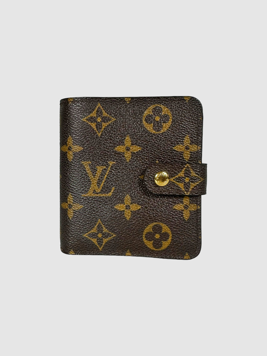 Monogram Compact Bifold Zip Wallet