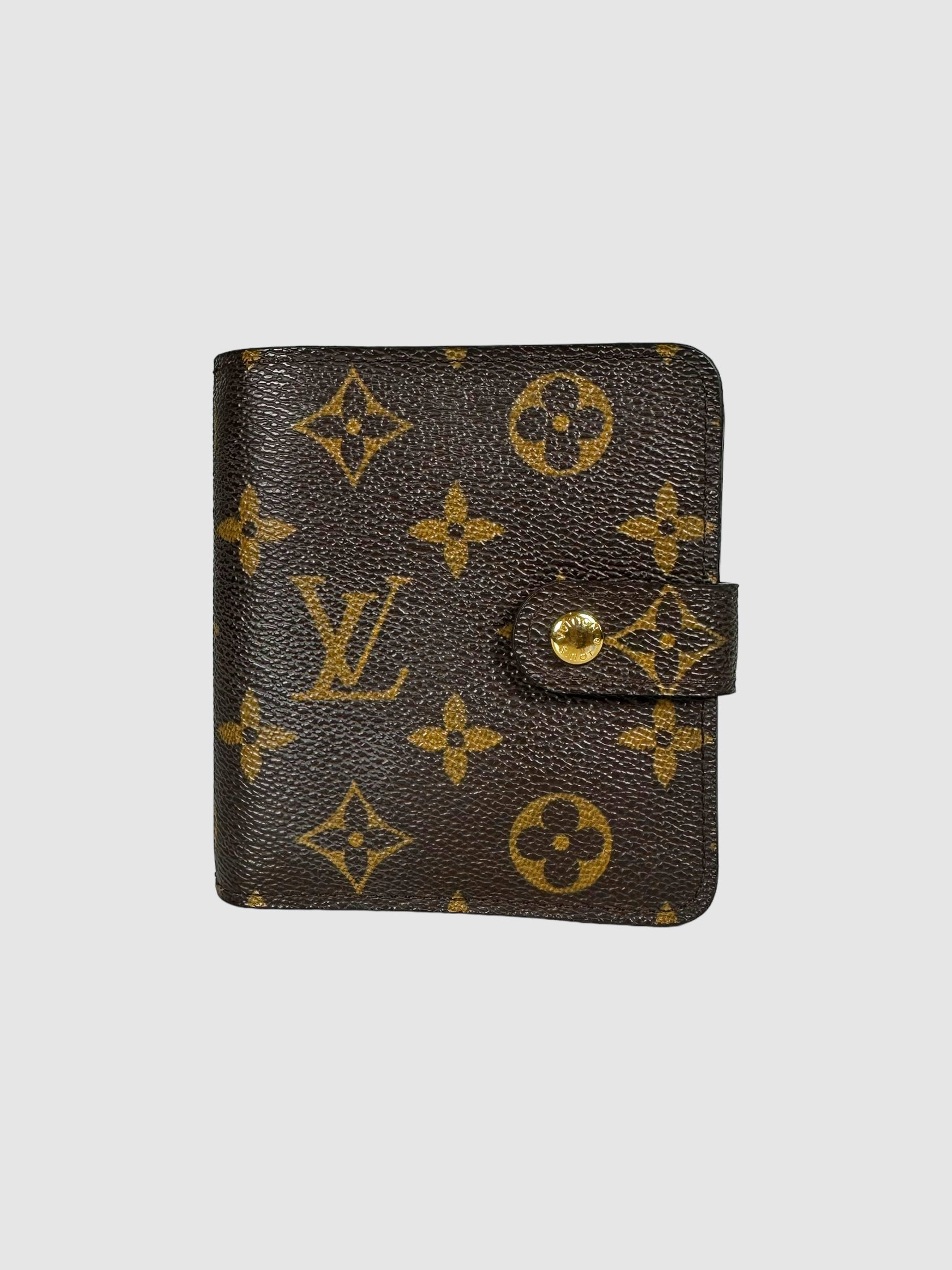 Monogram Compact Bifold Zip Wallet