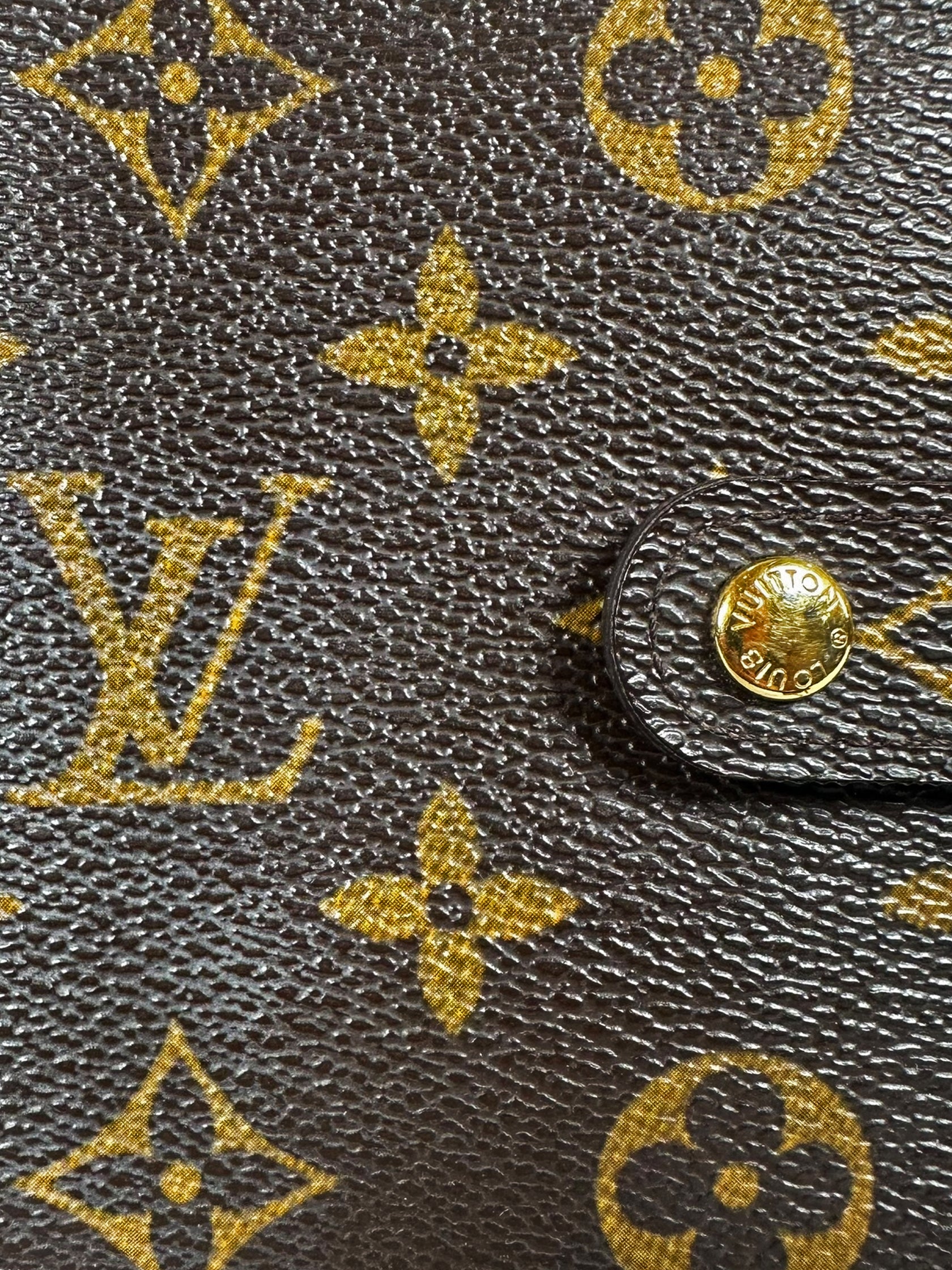 Monogram Compact Bifold Zip Wallet