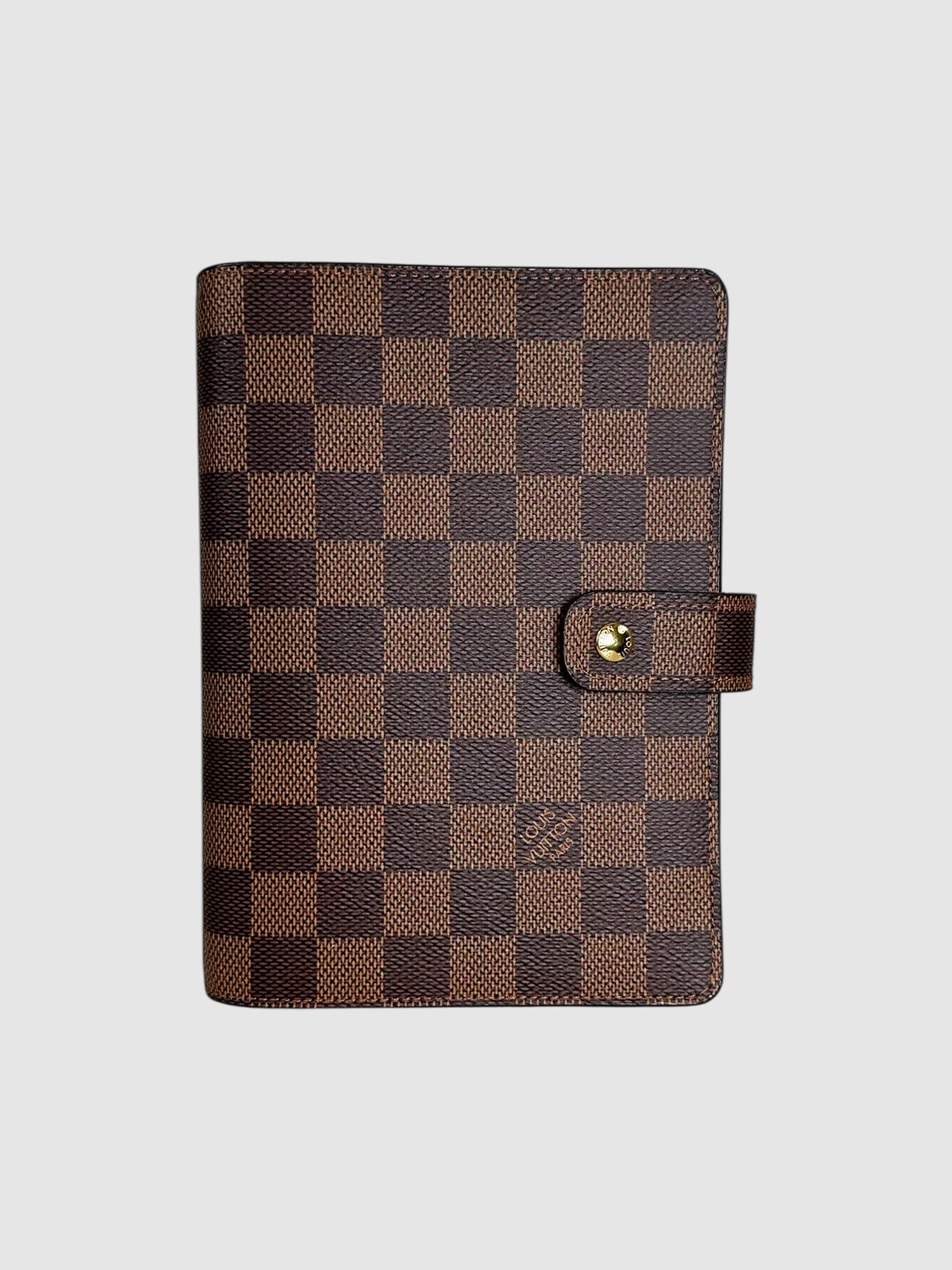 Damier Ebene Small Ring Agenda