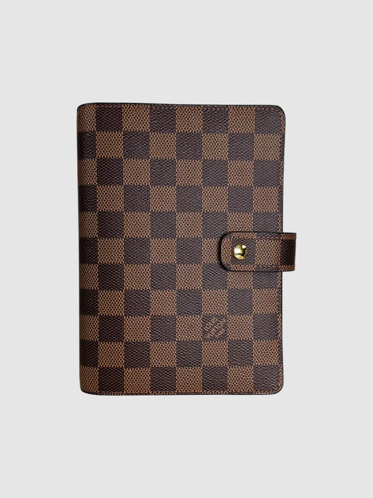 Damier Ebene Small Ring Agenda