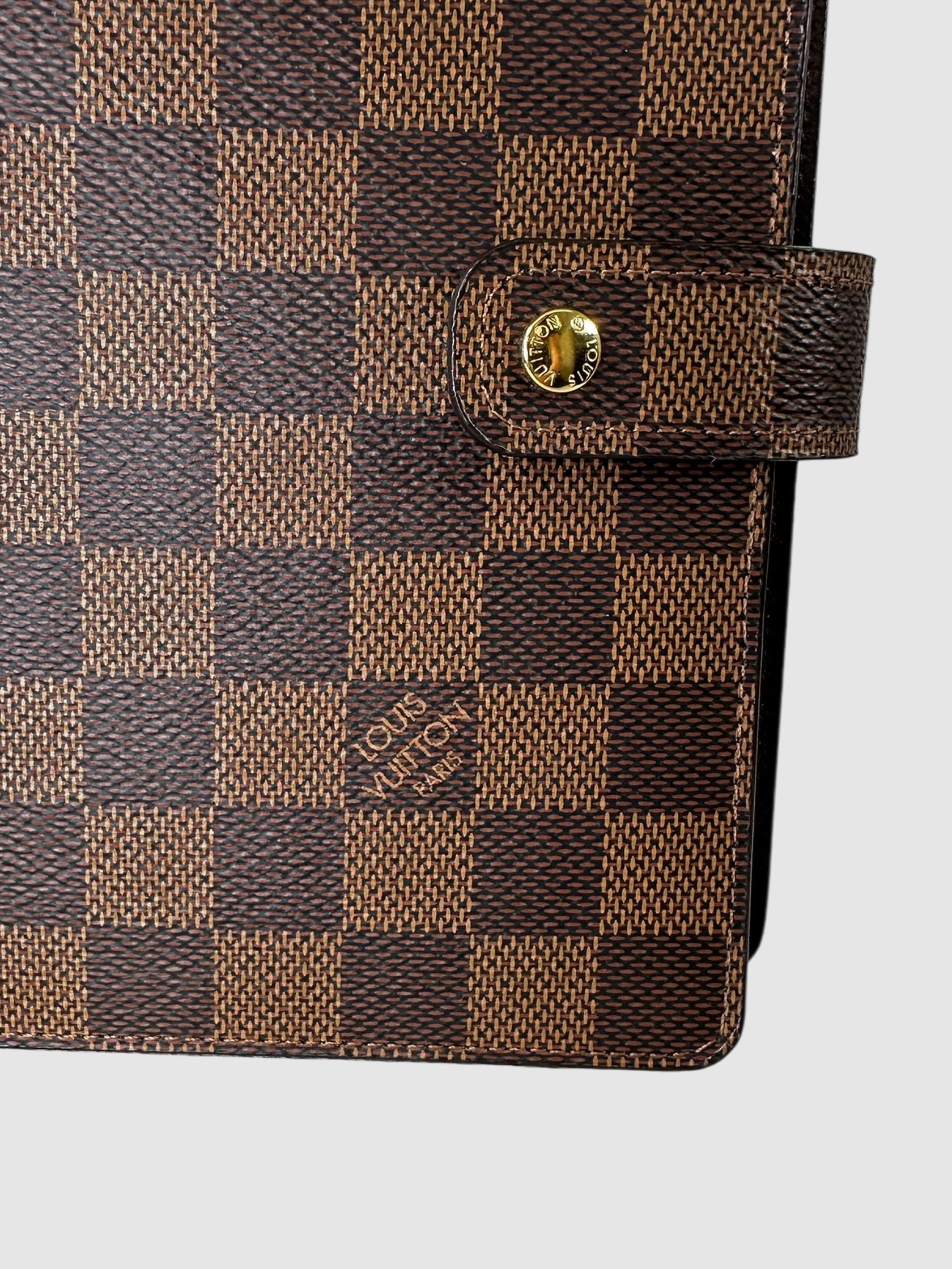 Damier Ebene Small Ring Agenda