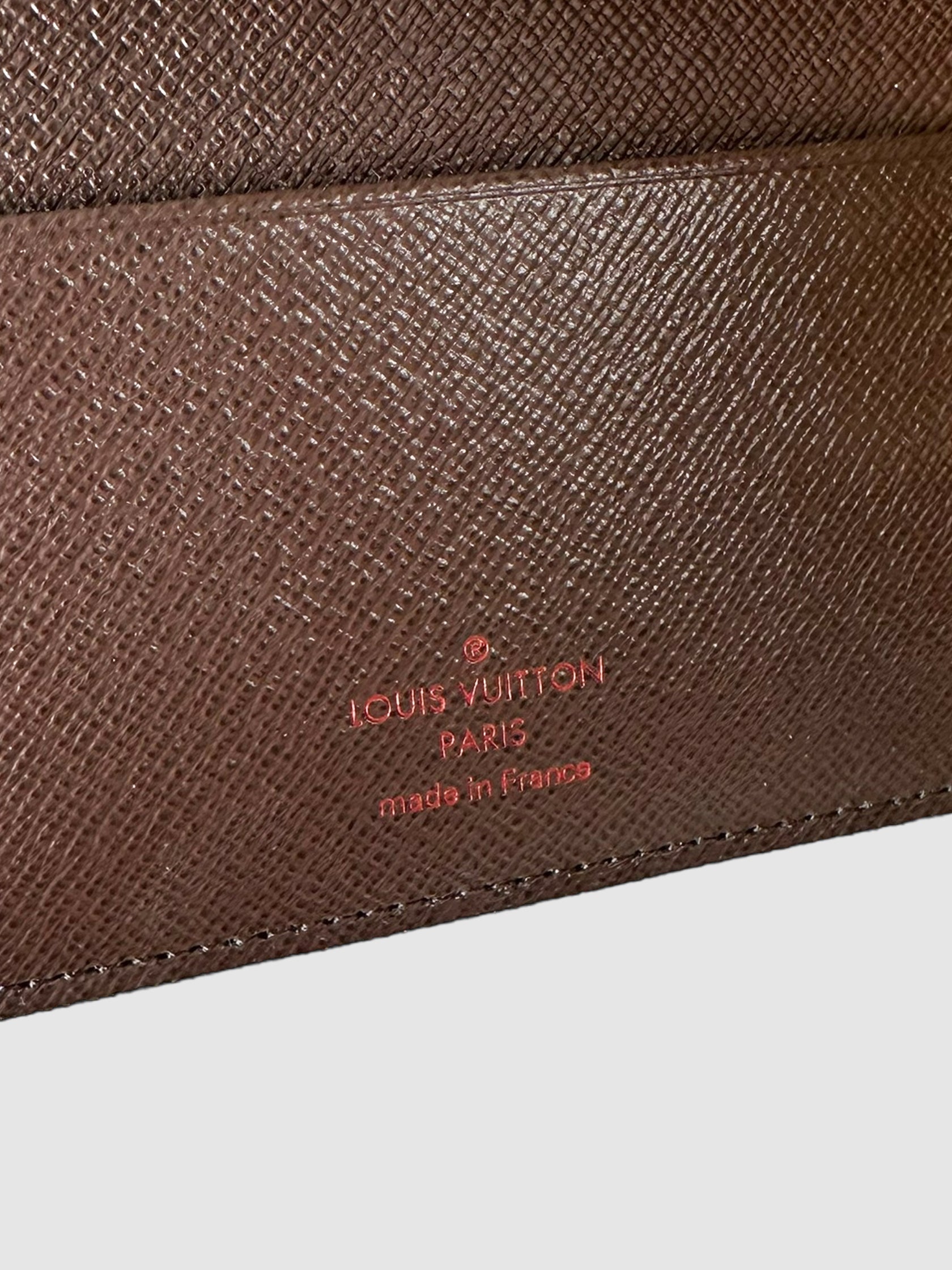 Damier Ebene Small Ring Agenda