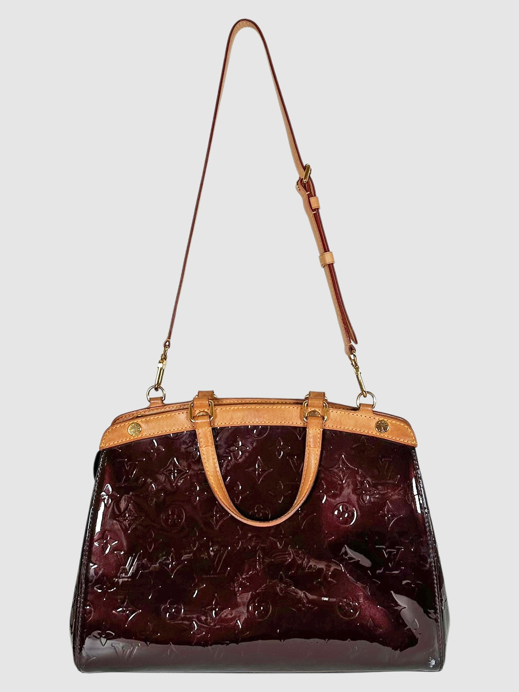 Vernis Monogram Brea MM Bag