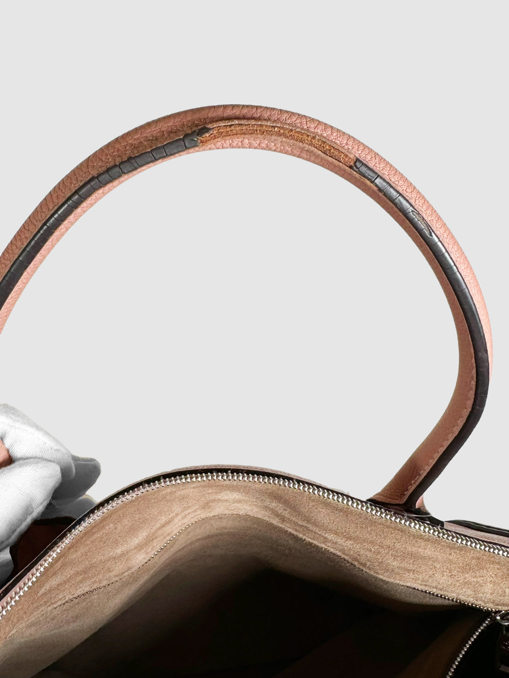 Pebbled Leather Lockit Bag