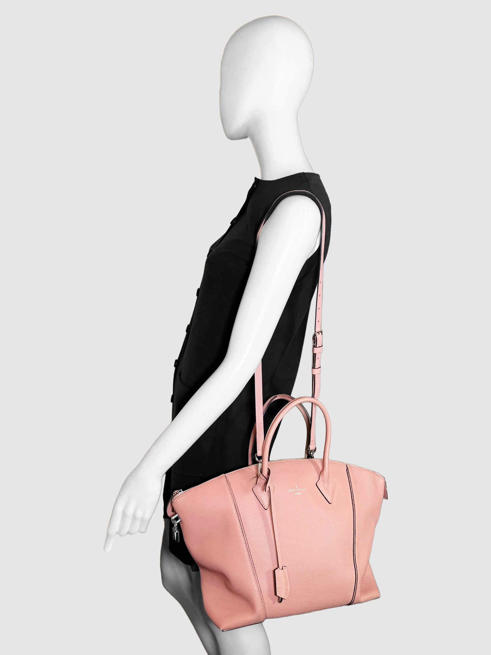 Pebbled Leather Lockit Bag