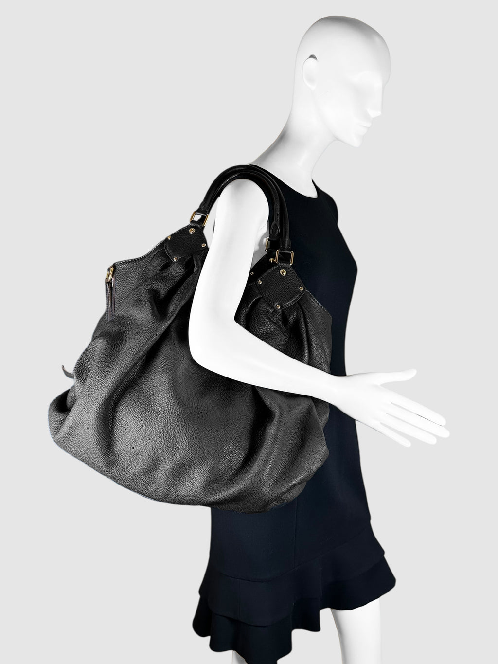 Large Mahina Monogram Hobo Bag