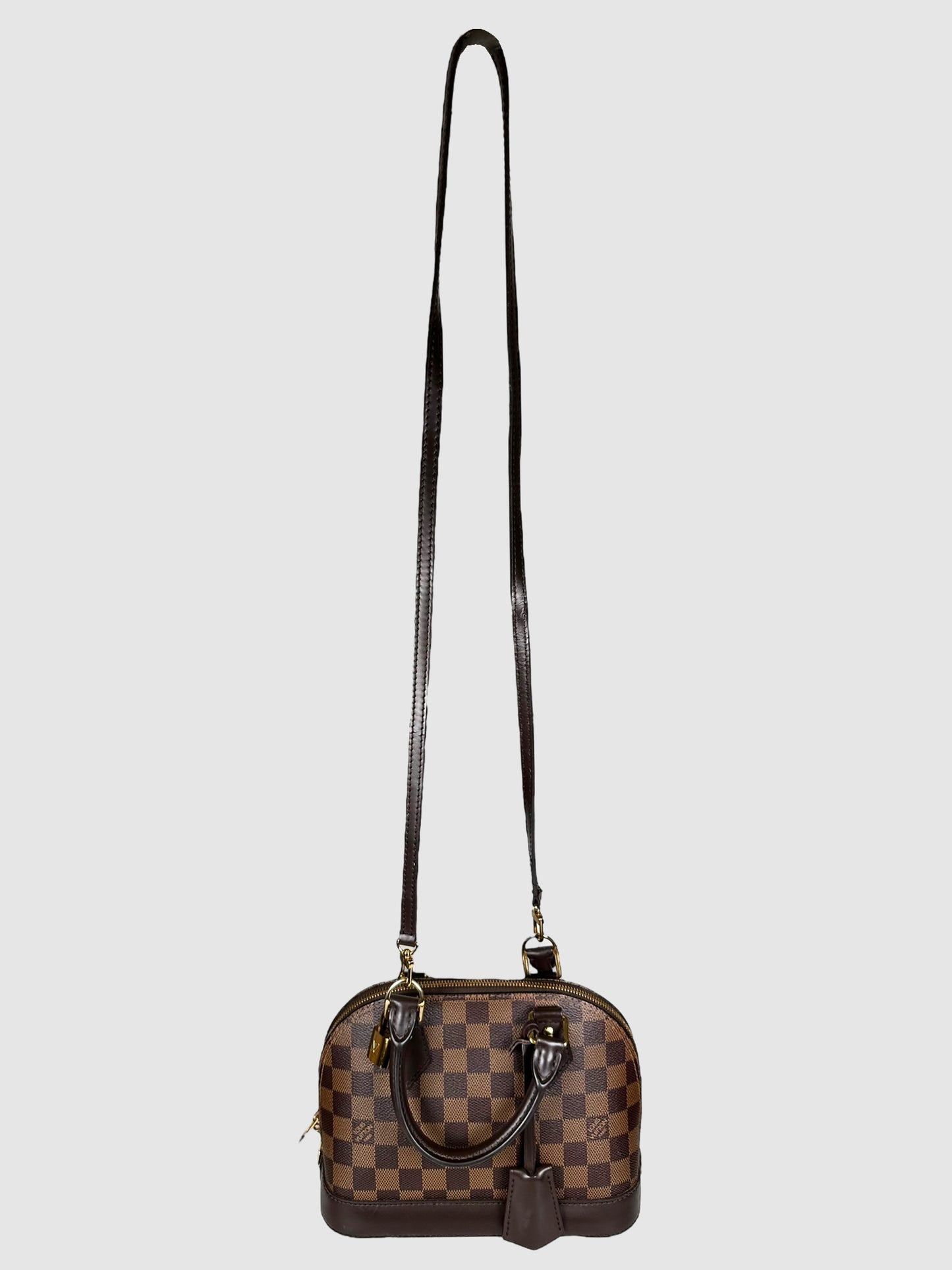 Alma BB Ebene Damier Bag