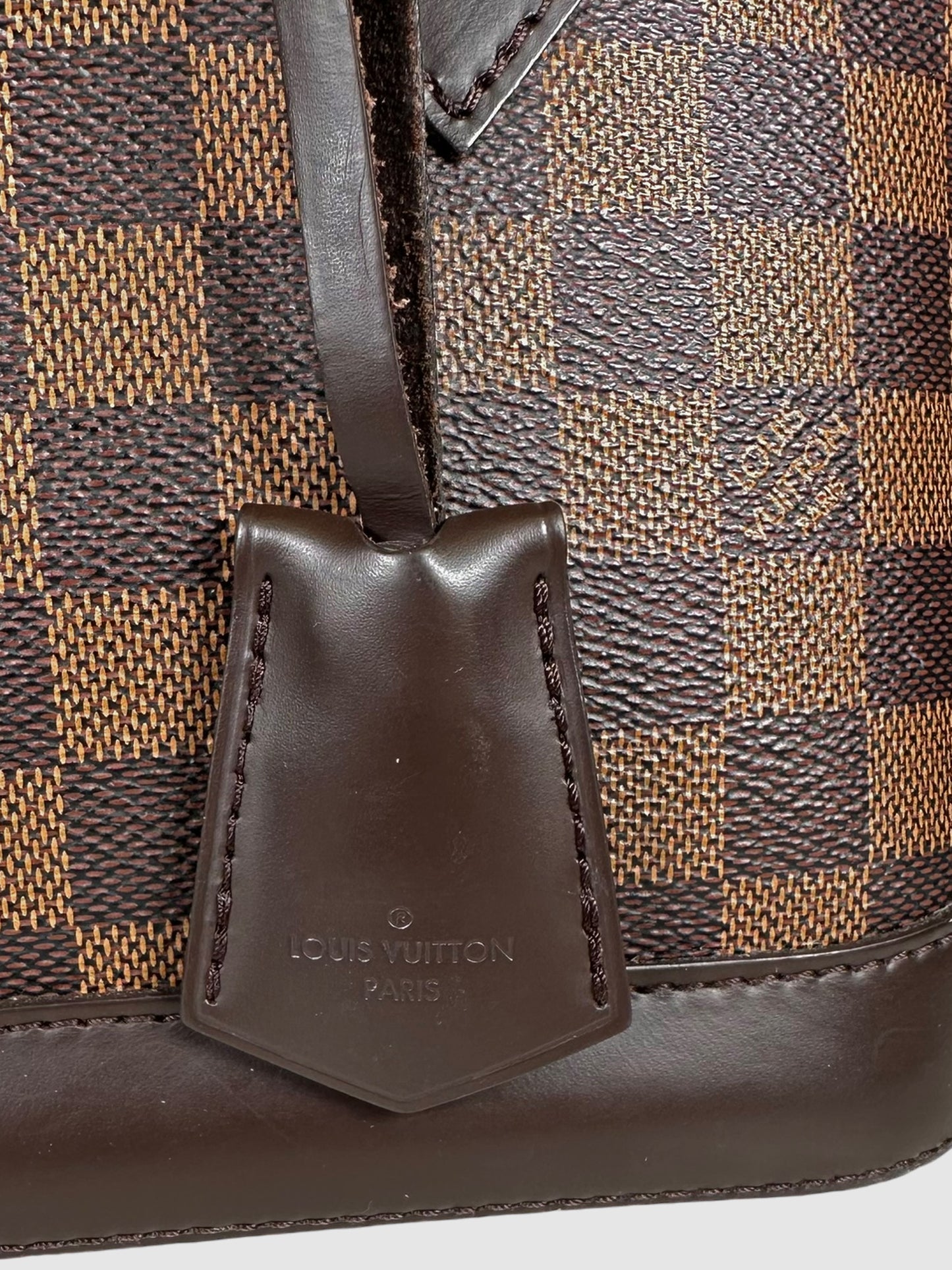 Alma BB Ebene Damier Bag