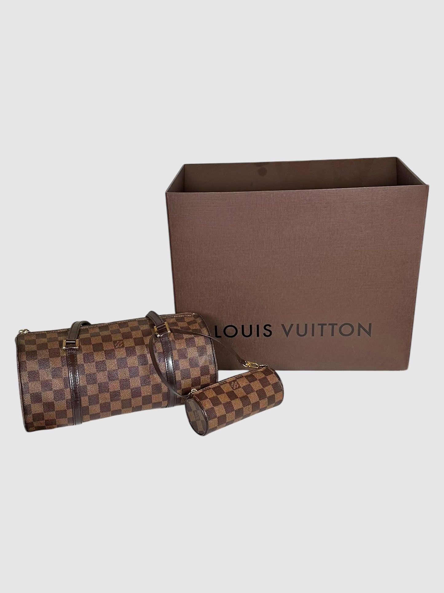 Damier Ebene Papillon 30 Bag and Pouch