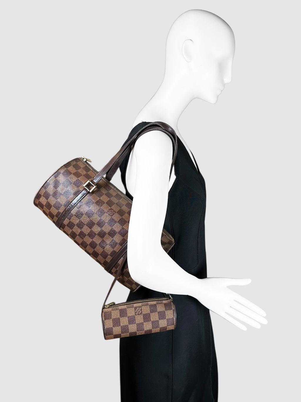 Damier Ebene Papillon 30 Bag and Pouch