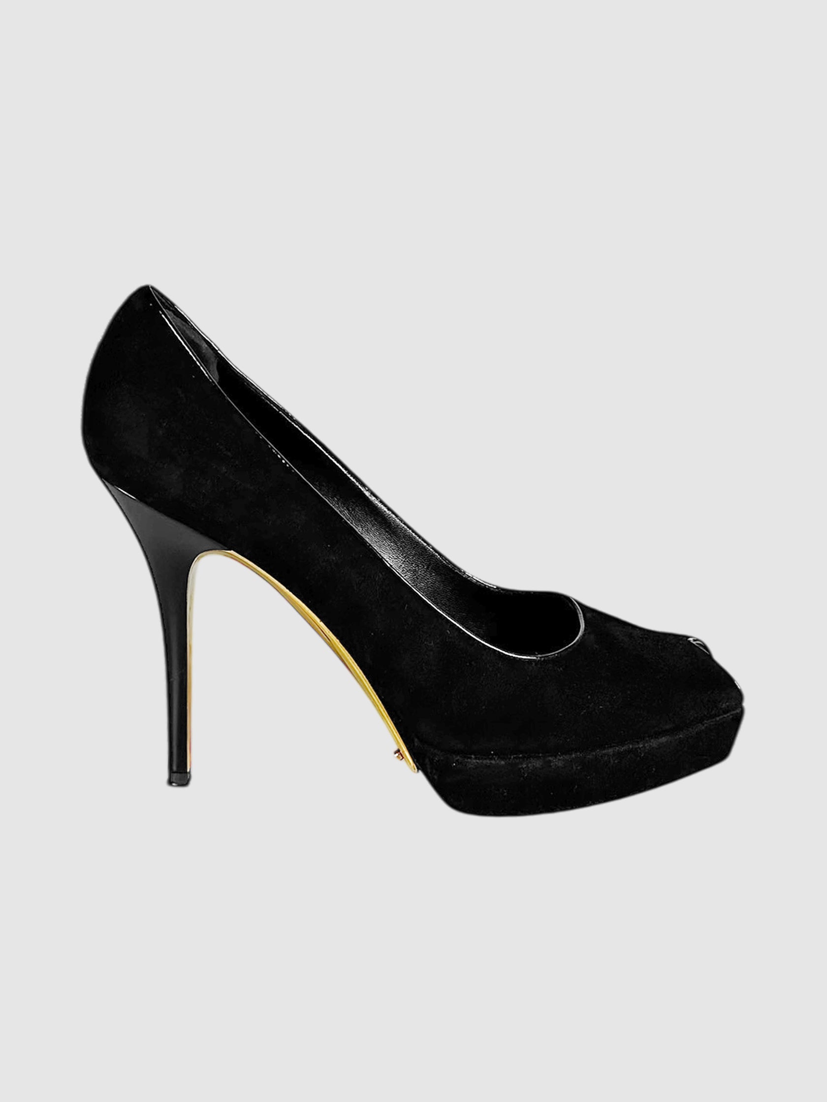 Peep Toe Platform Pumps