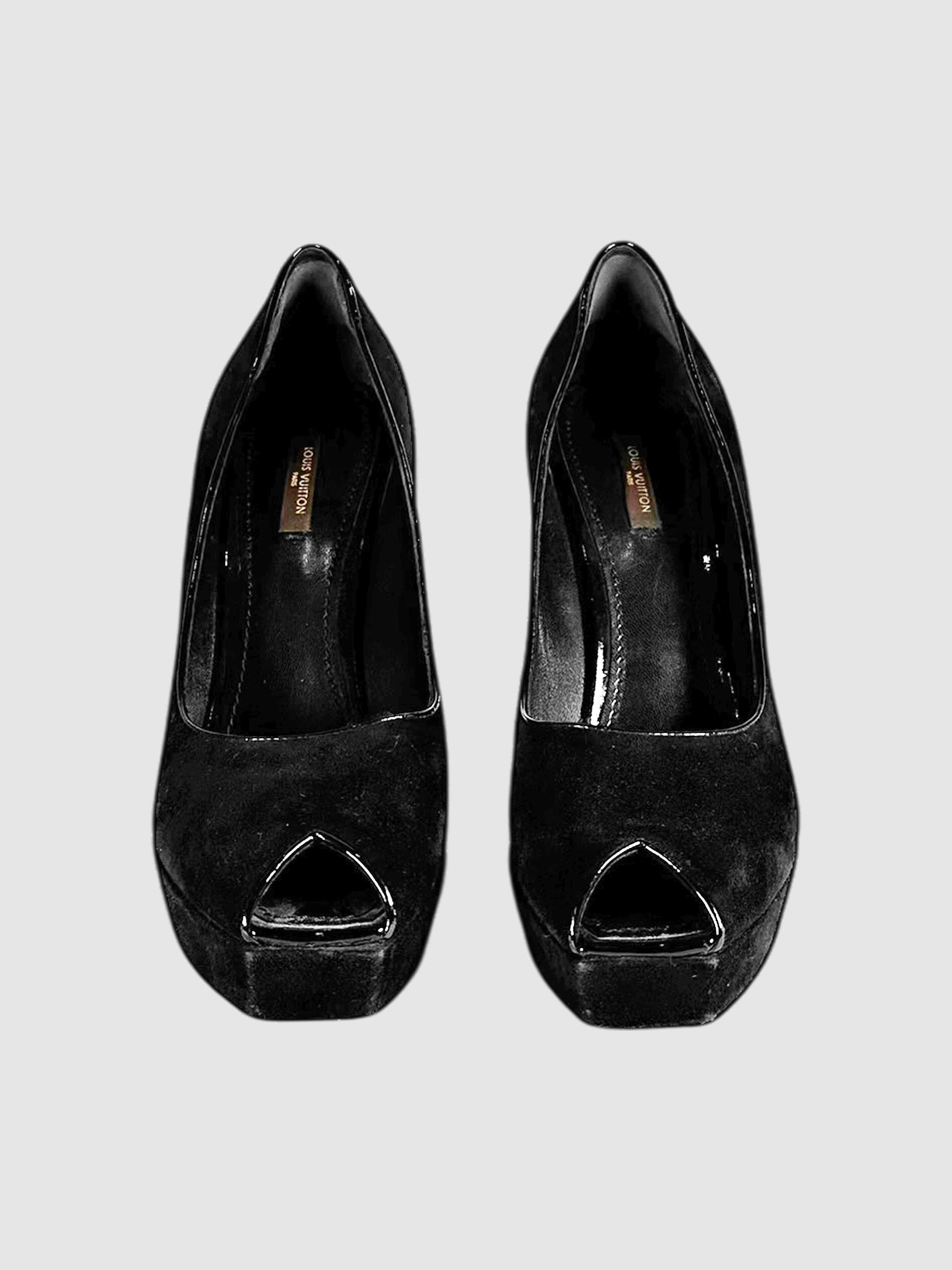 Peep Toe Platform Pumps