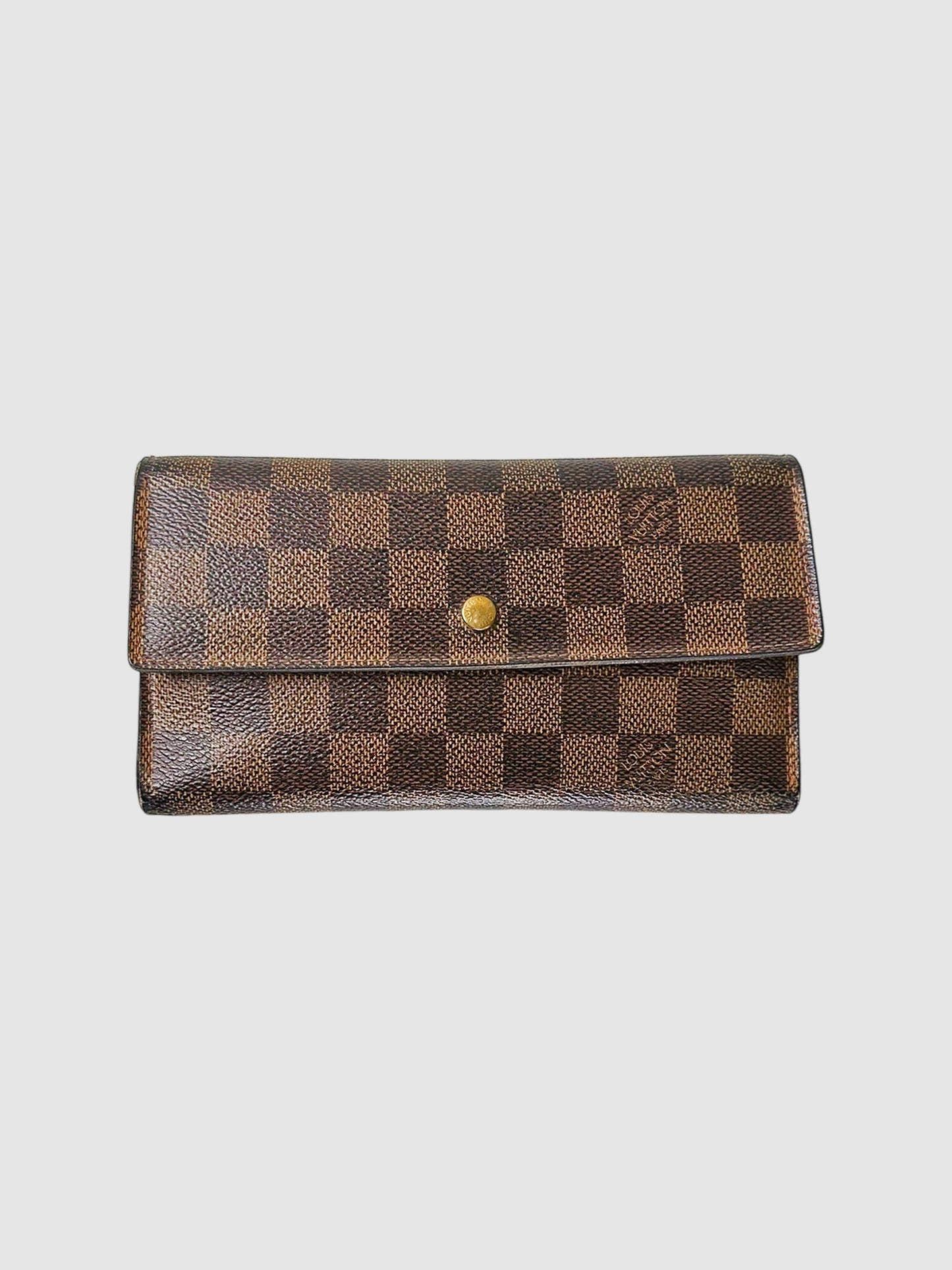 Damier Ebene Sarah Long Wallet