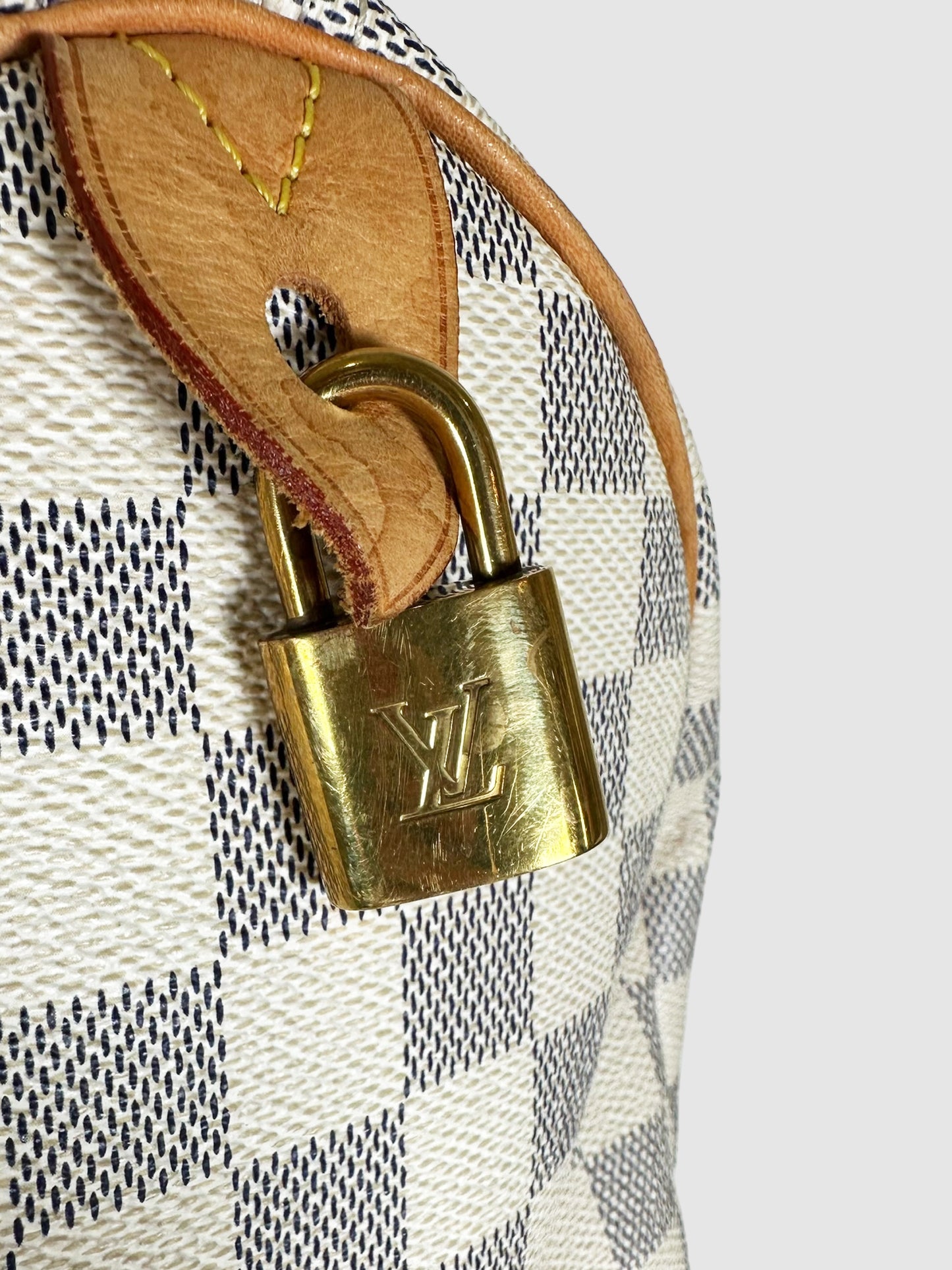 Speedy 30 Damier Azur Bag