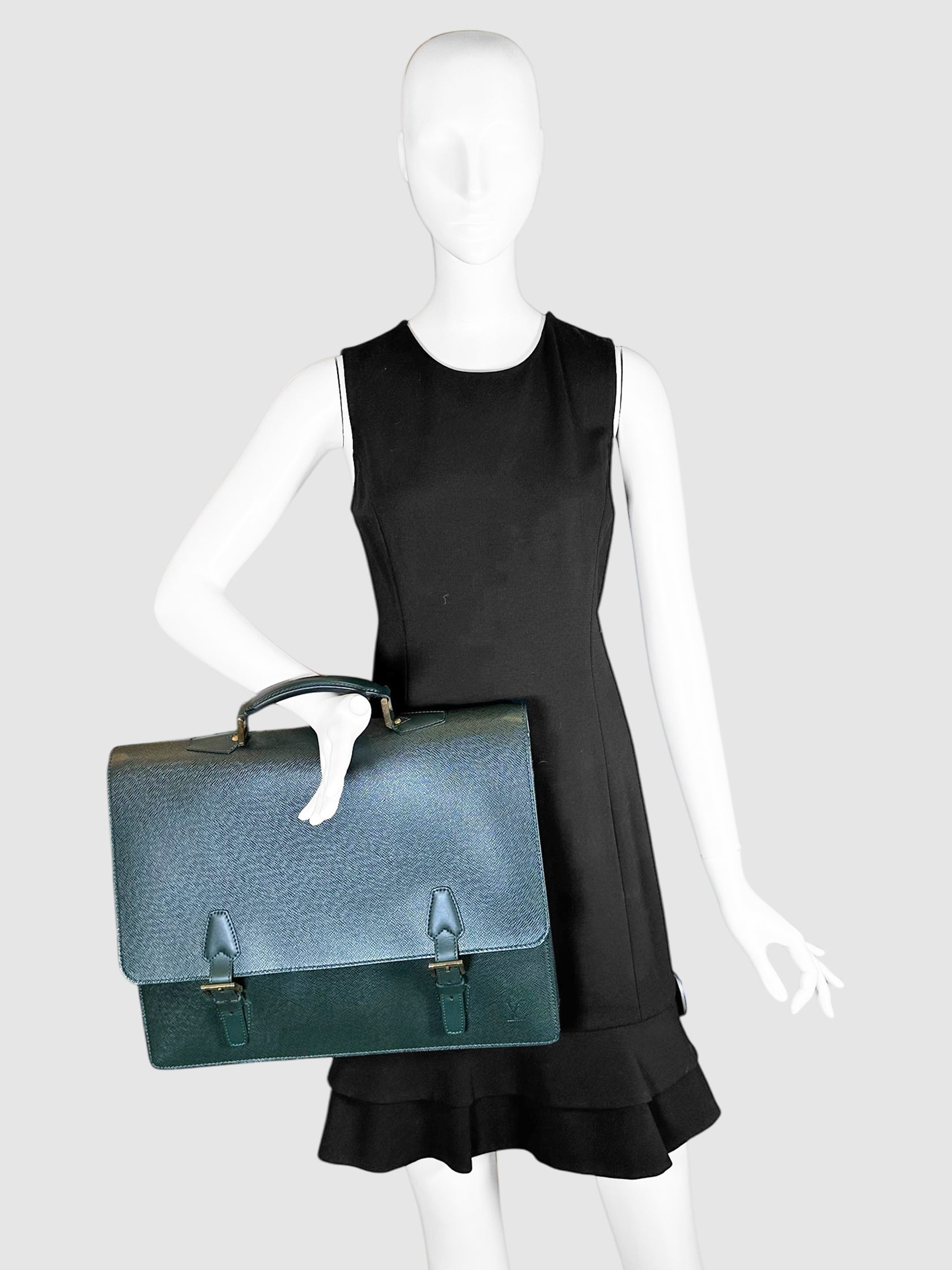 Leather Taiga Tashkent Briefcase