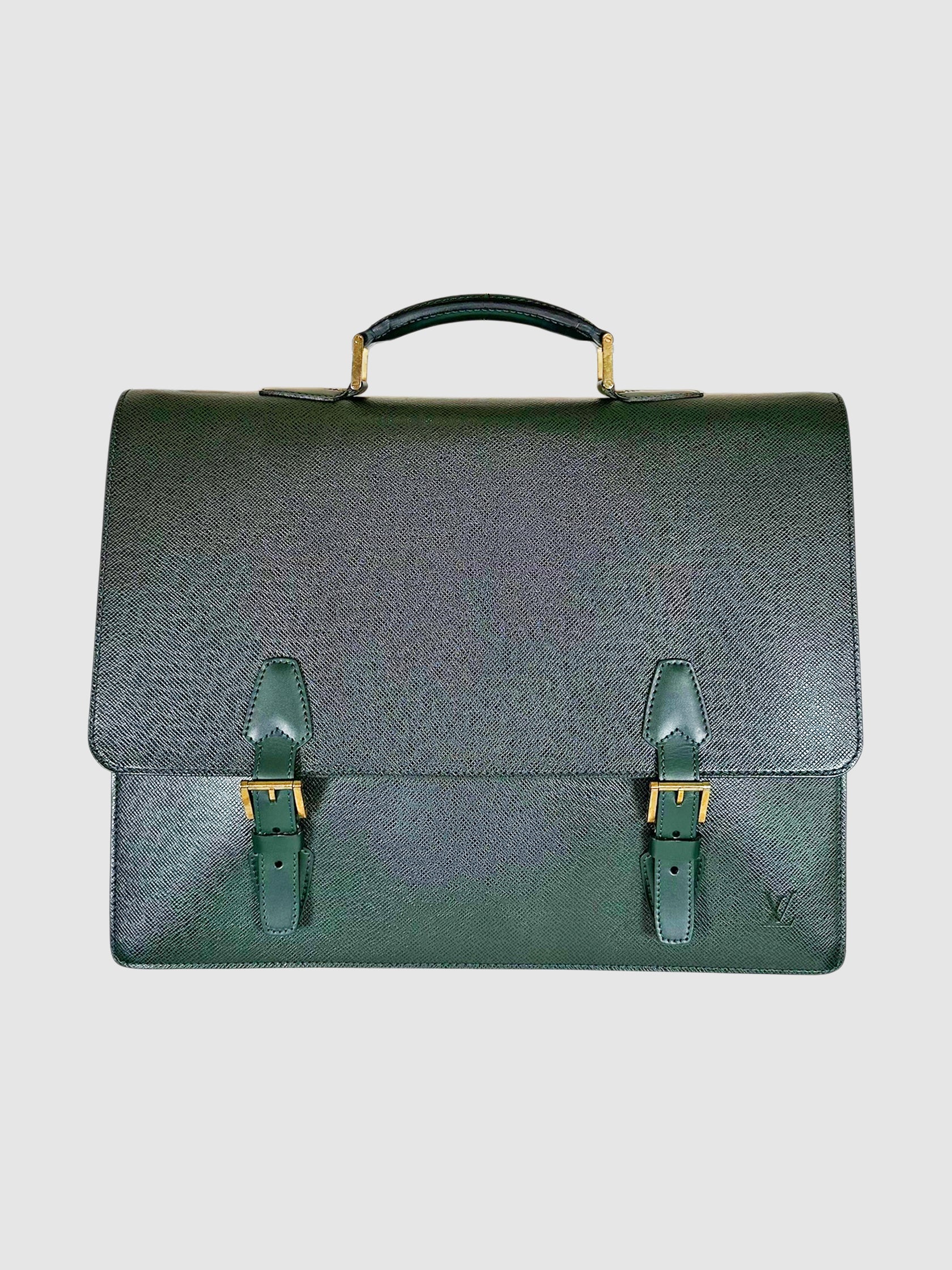 Leather Taiga Tashkent Briefcase