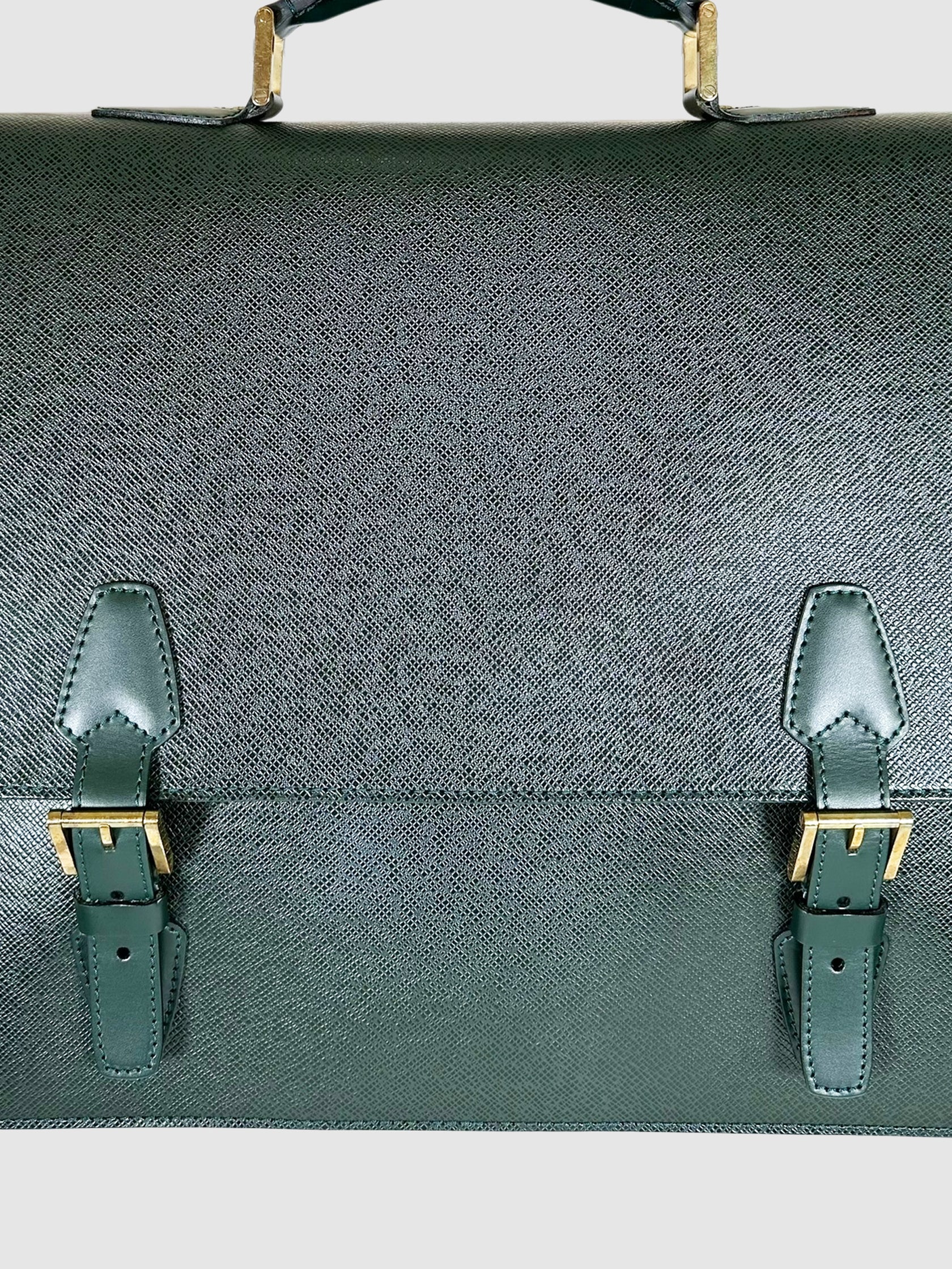 Leather Taiga Tashkent Briefcase