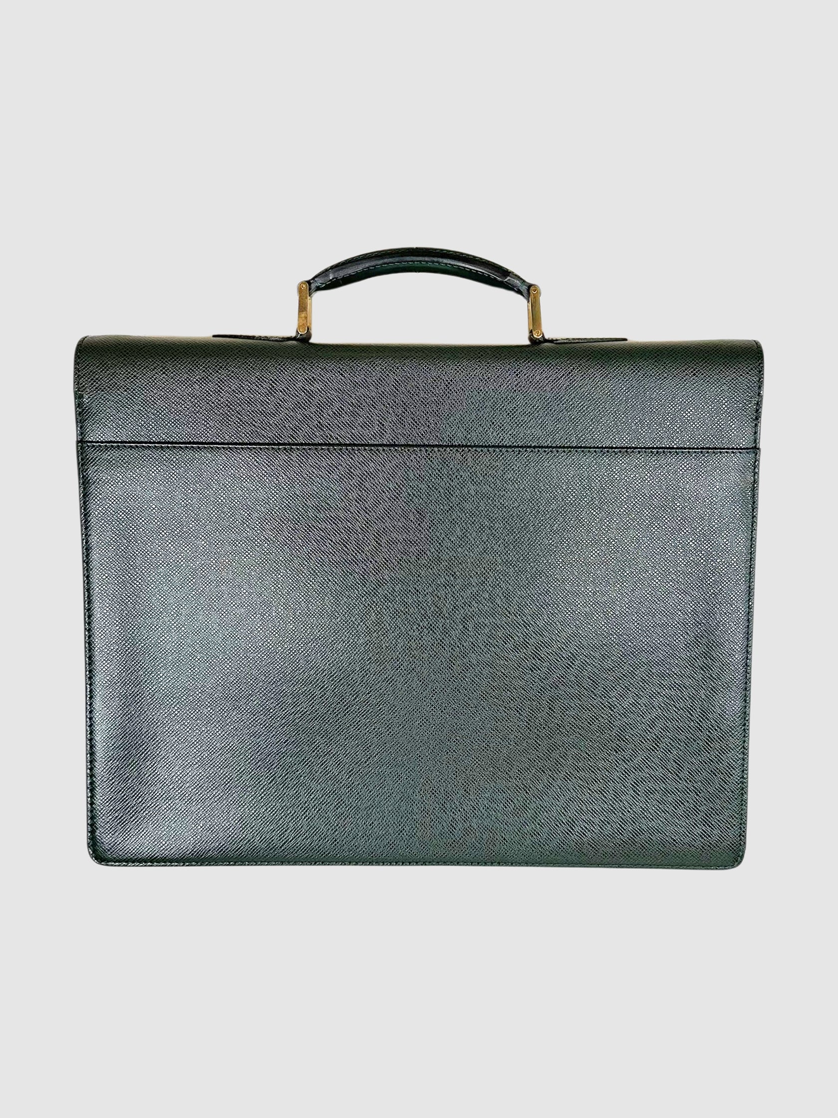 Leather Taiga Tashkent Briefcase