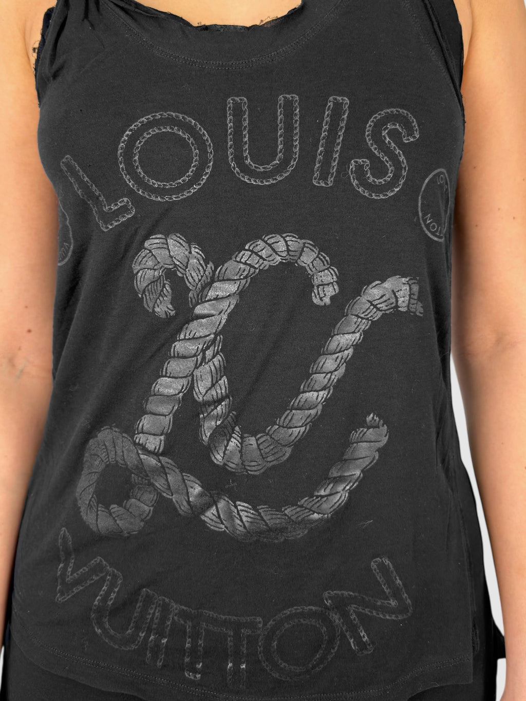 Distressed Graphic Top