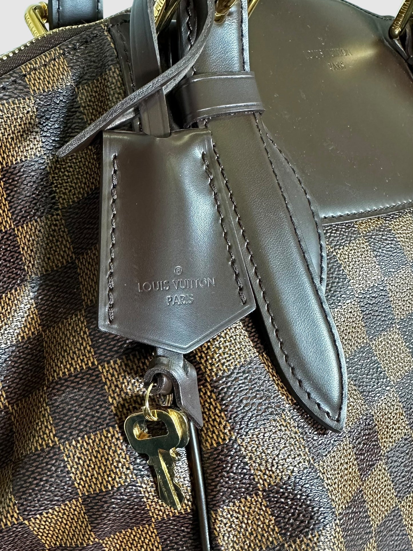 2010 Damier Ebene Verona MM Bag