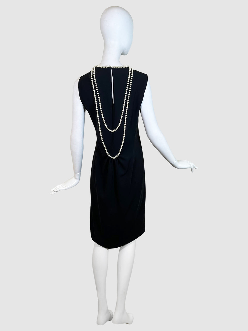 Pearl Accent Sleeveless Dress - Size M