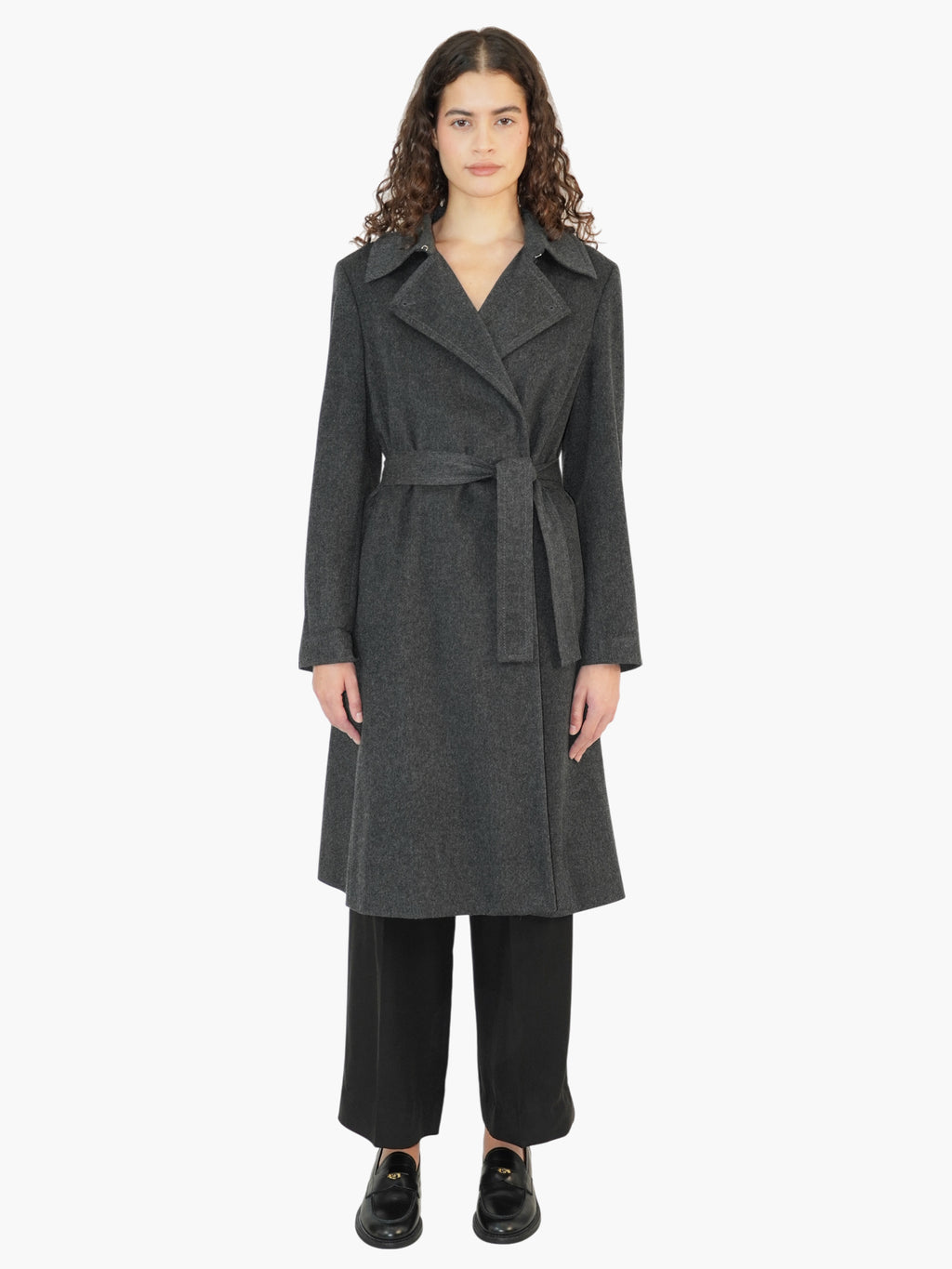 Cashmere Belted Coat