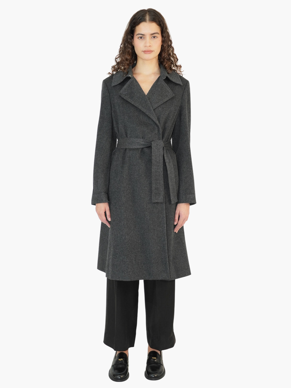 Cashmere Belted Coat