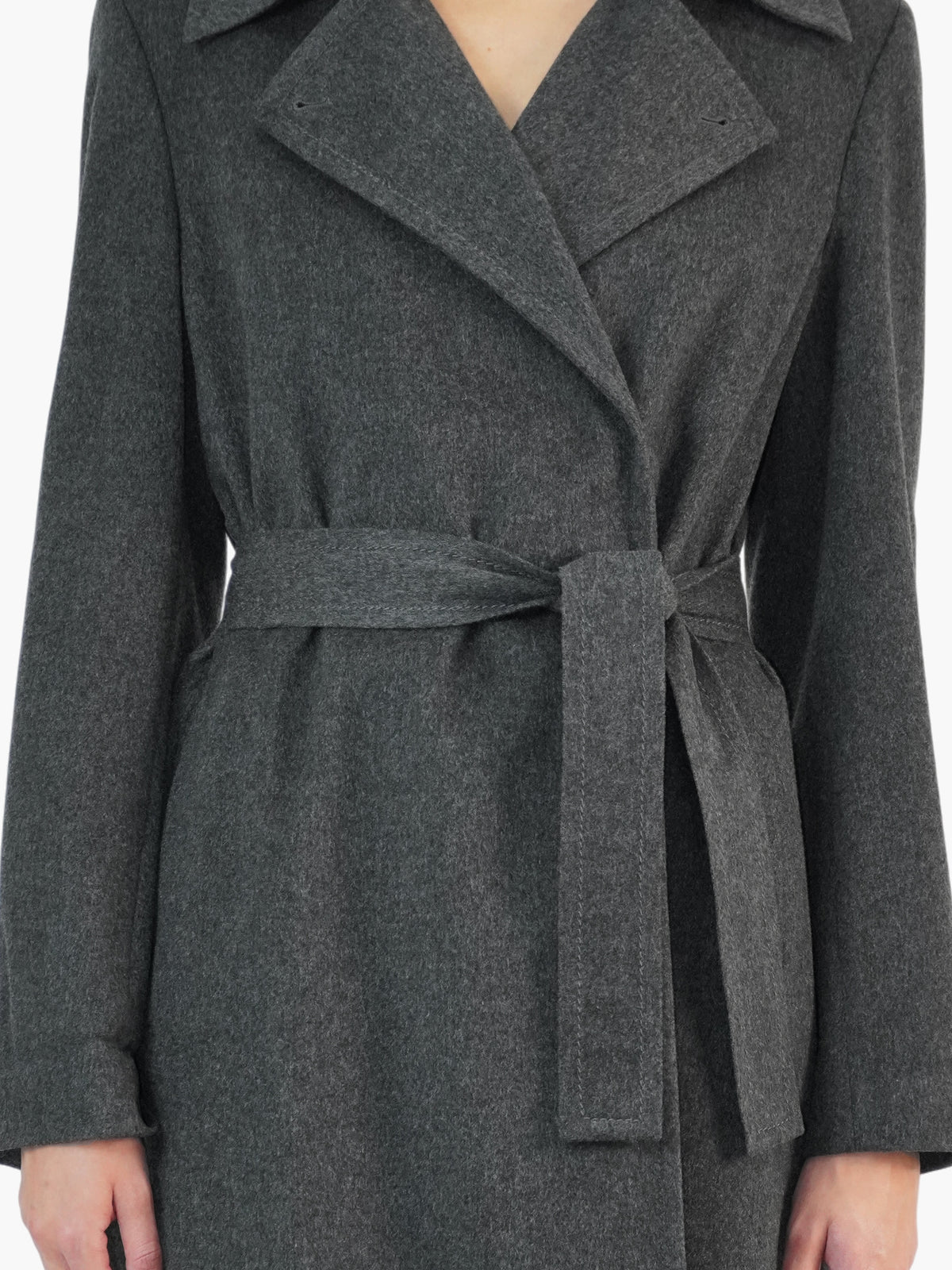 Cashmere Belted Coat