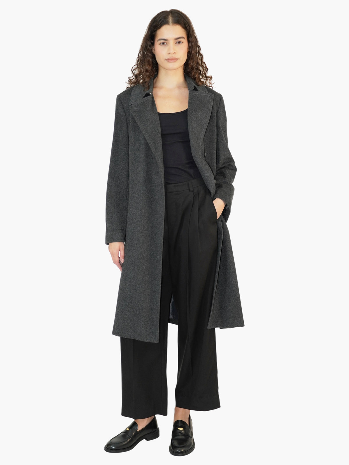 Cashmere Belted Coat