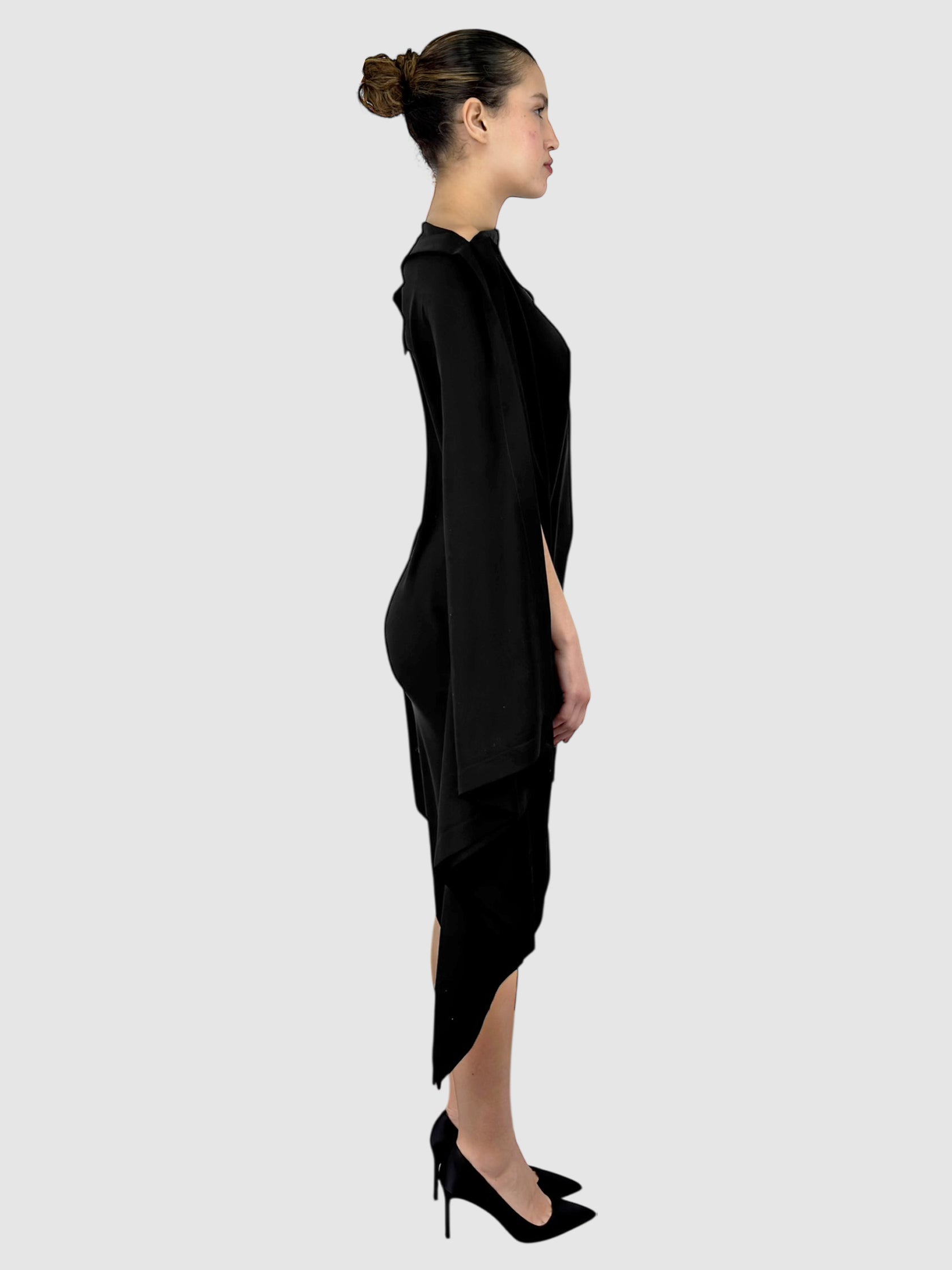 Asymmetrical Midi Dress