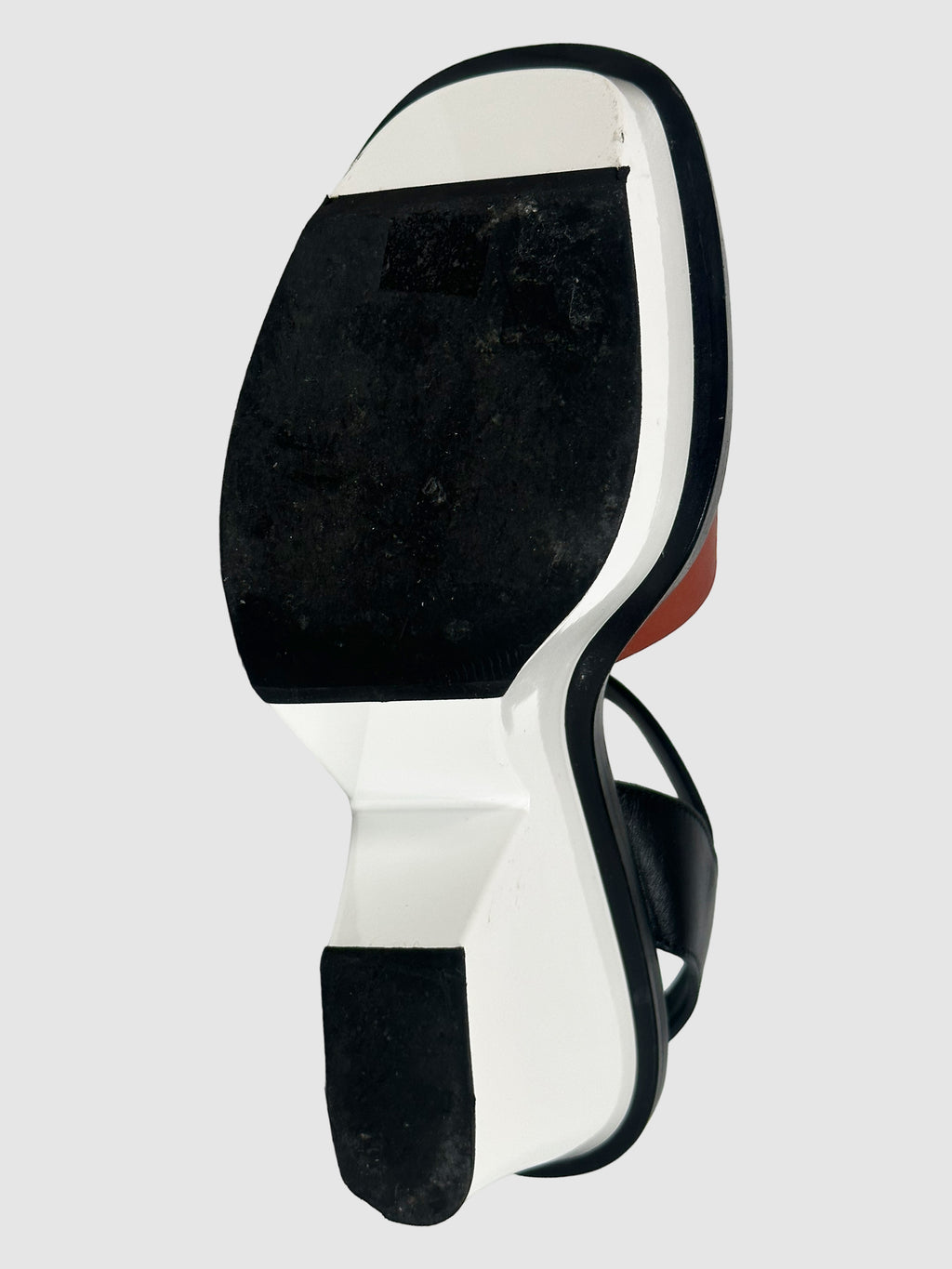 Marni Leather Wedge Sandals - Size 37