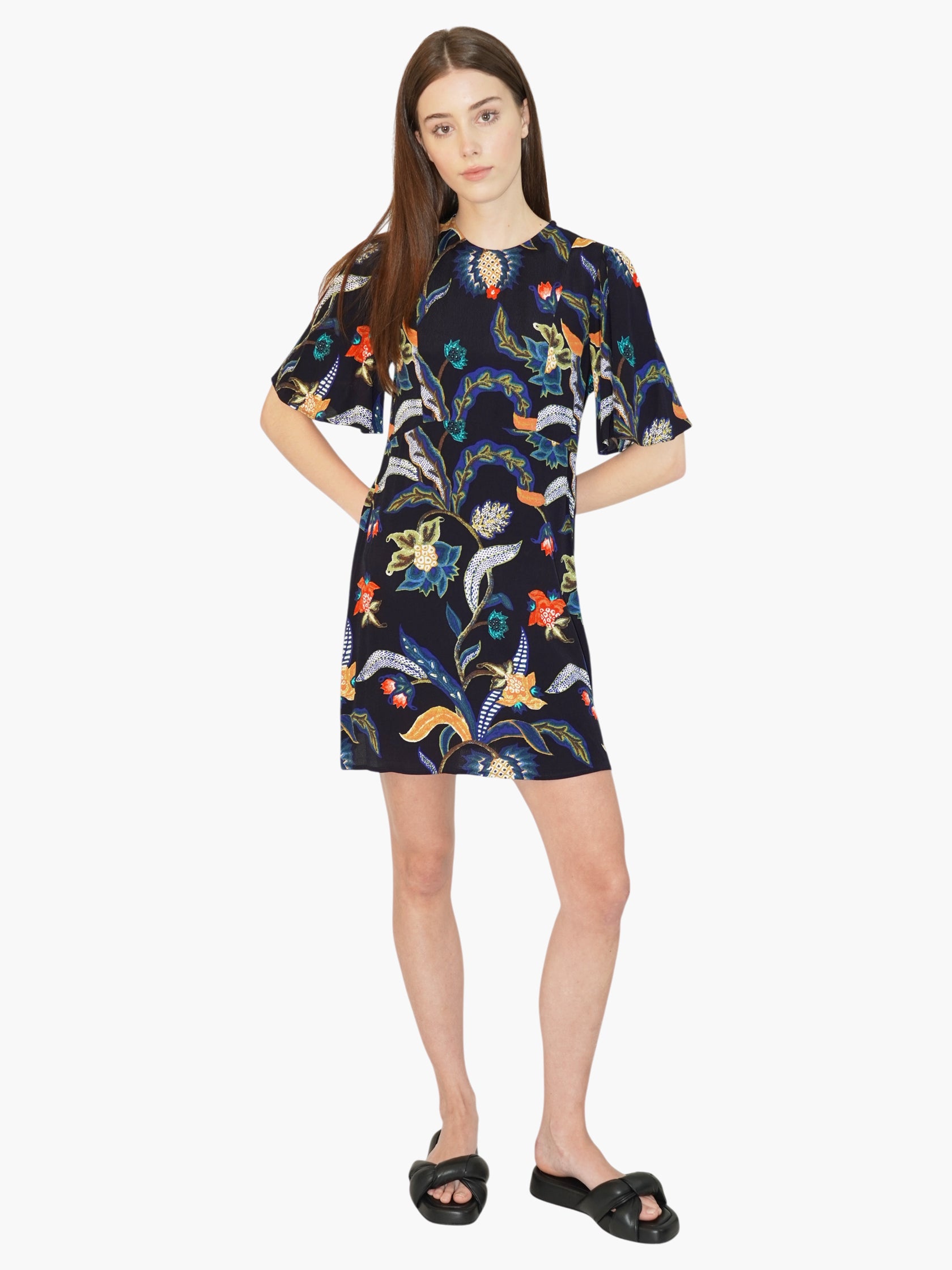 Baroque Mini Dress