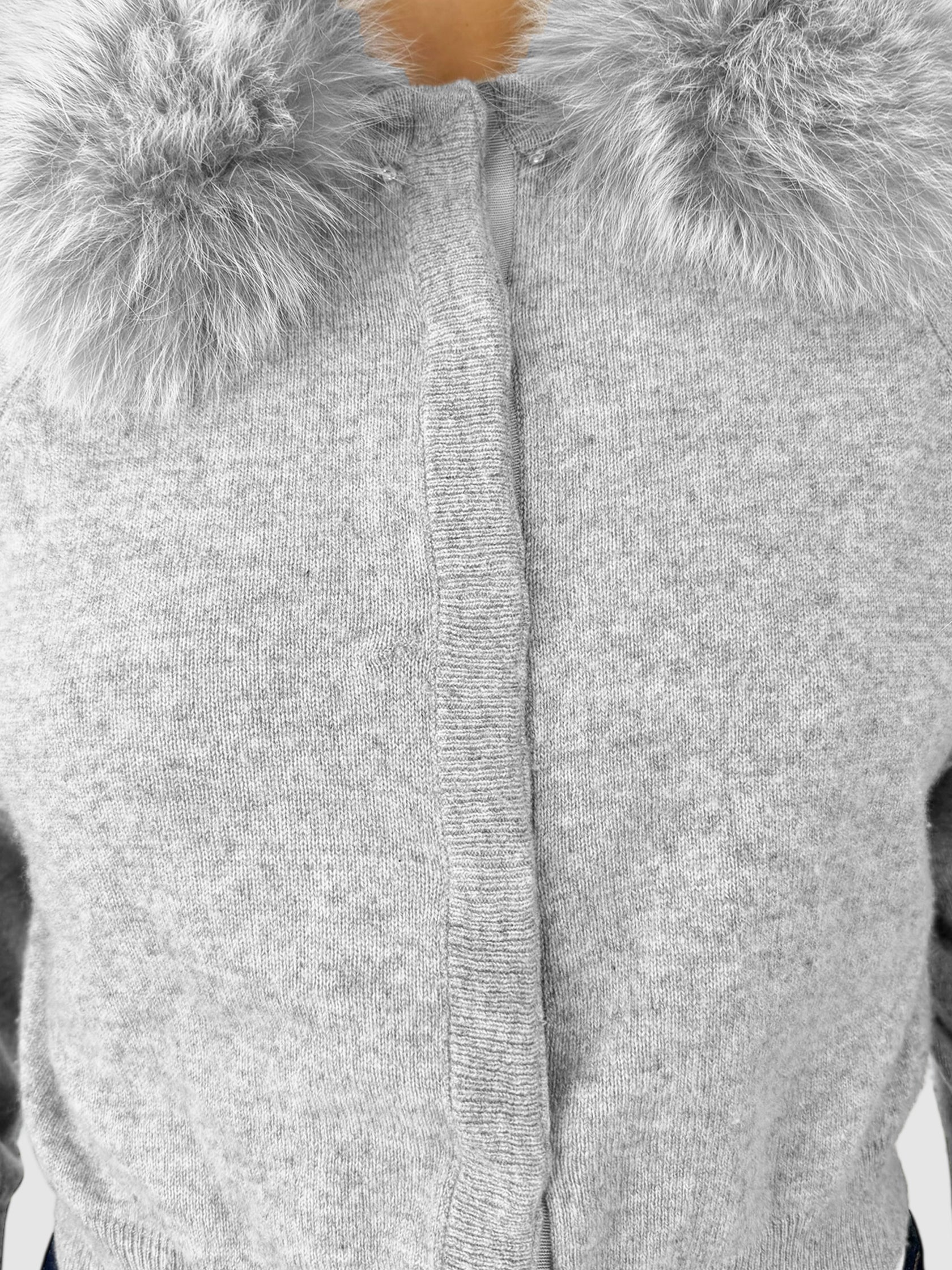 Cropped Cashmere Cardigan