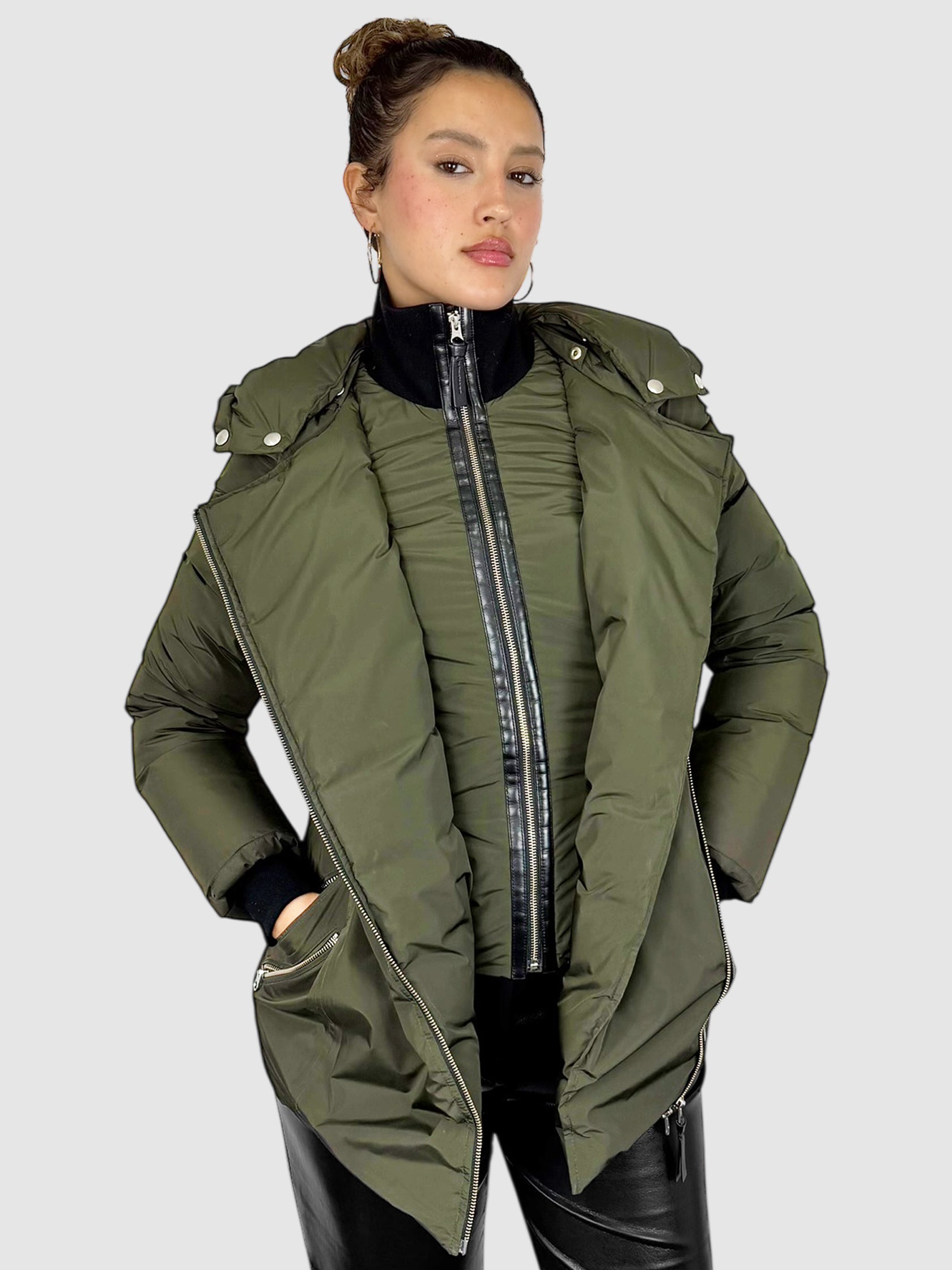 Zip-Up Puffer Jacket