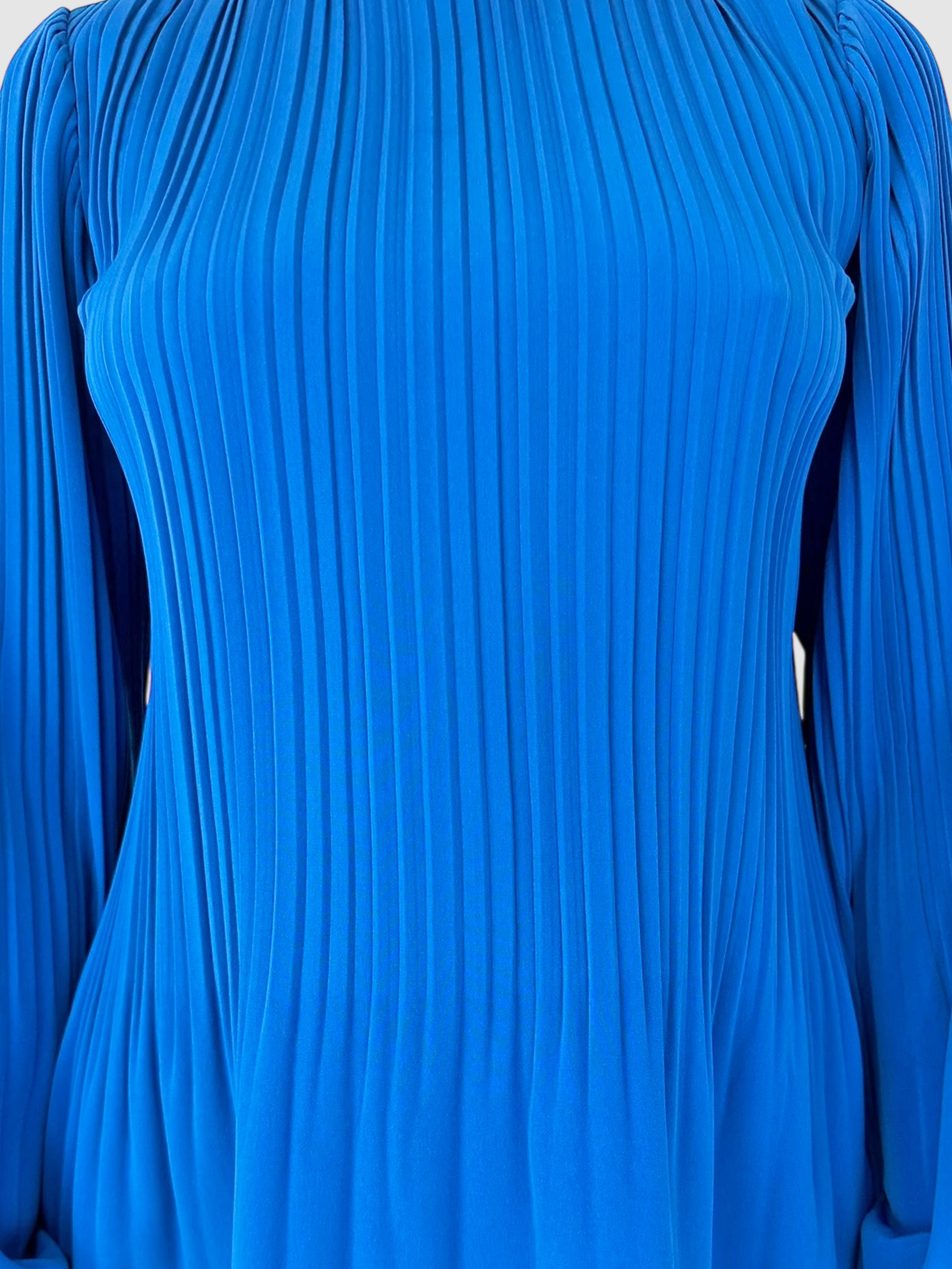 Pleated Mini Dress