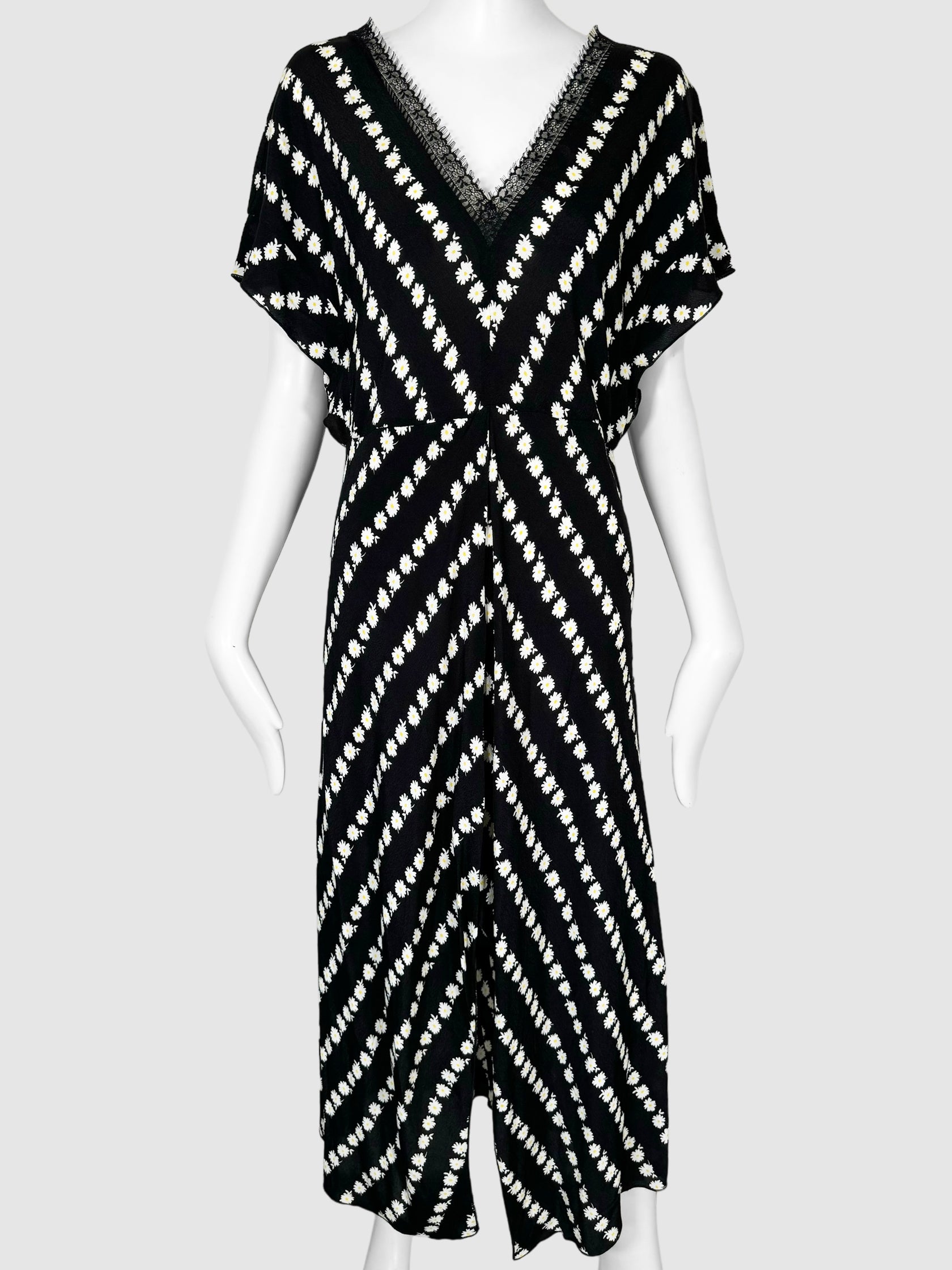 Daisy Chain Midi Dress - Size 4