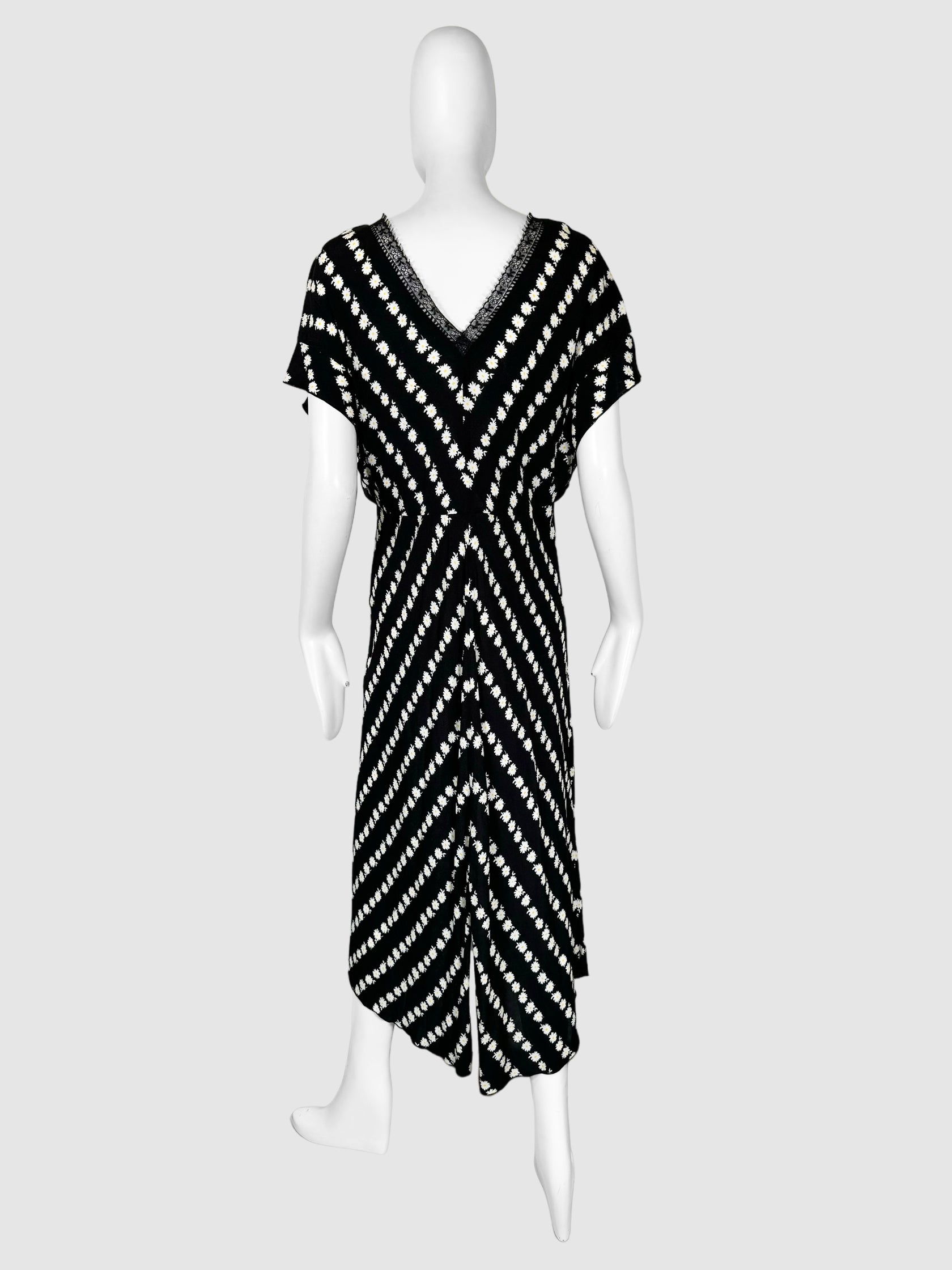 Daisy Chain Midi Dress - Size 4