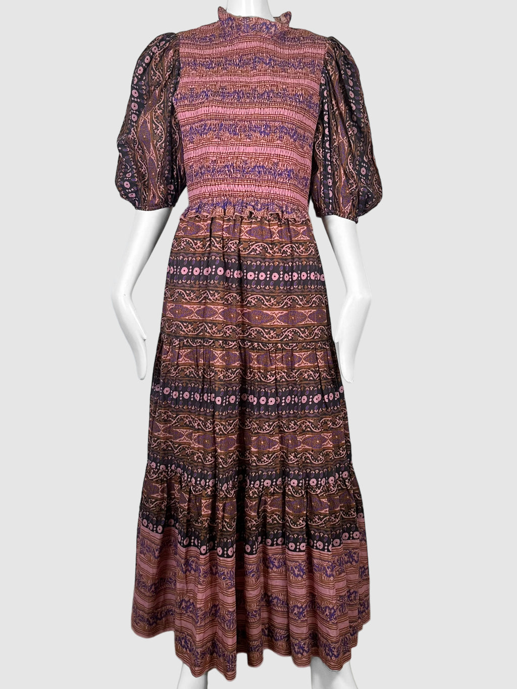 Paisley Print Maxi Dress - Size XL